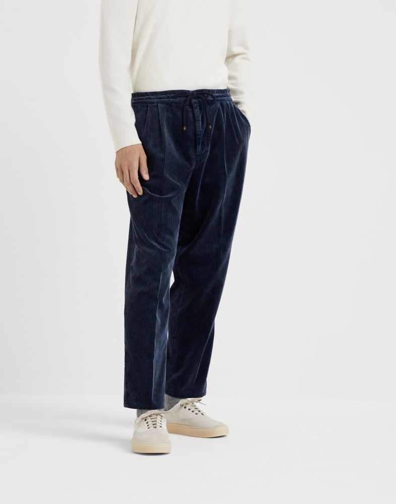 o1w1db10825 Corduroy Pants in Blue