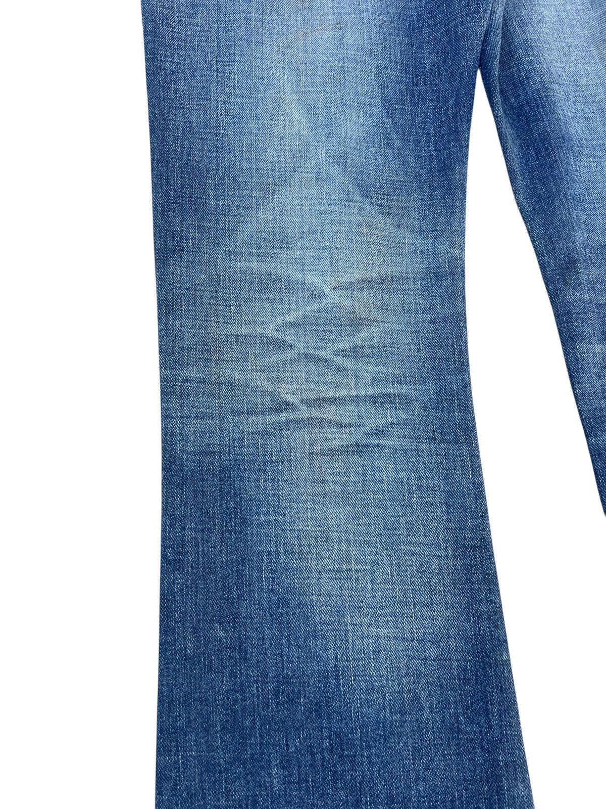 Lee Distressed Mud Denim Lee Riders Limited Edition Flare Jeans Size US 31 - 16 Thumbnail
