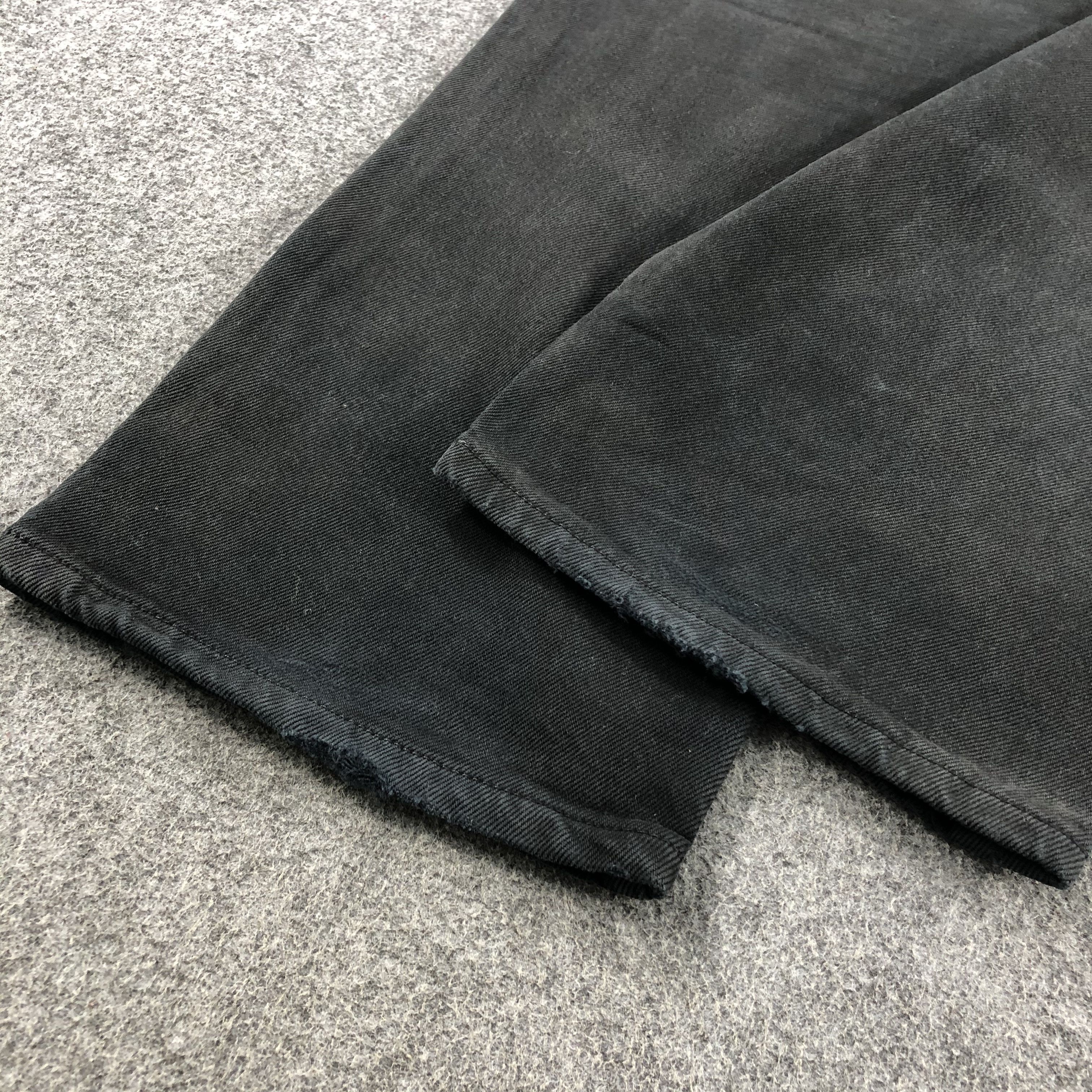 Levi's Vintage 90s Distress Levis 501 Faded Black Jeans-JM1573 Size US 36 / EU 52 - 5 Thumbnail