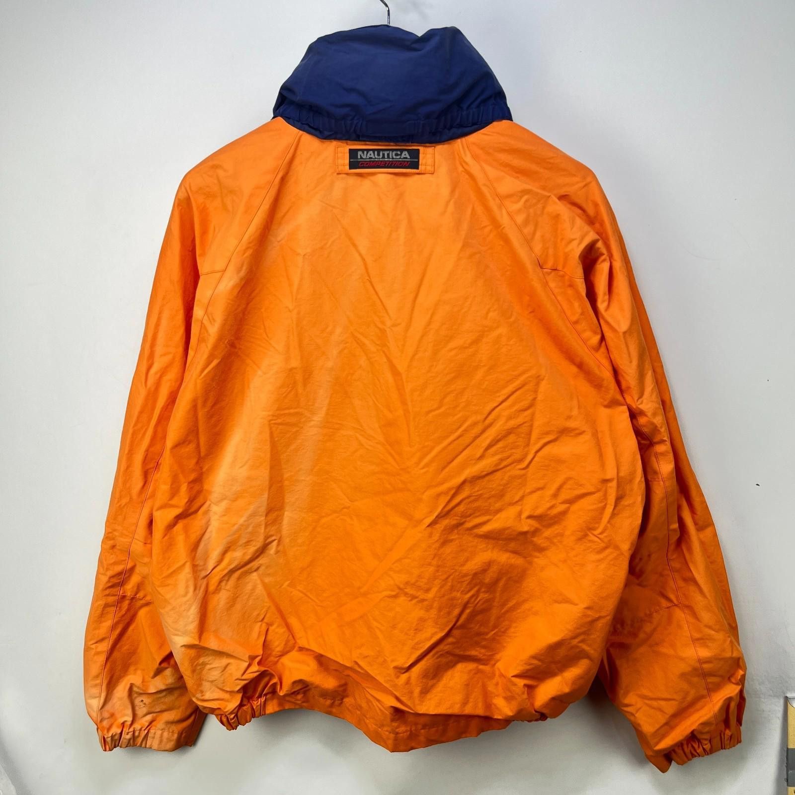 Nautica Vintage 90s Nautica Competition Windbreaker Jacket Orange XL Size US XL / EU 56 / 4 - 7 Thumbnail