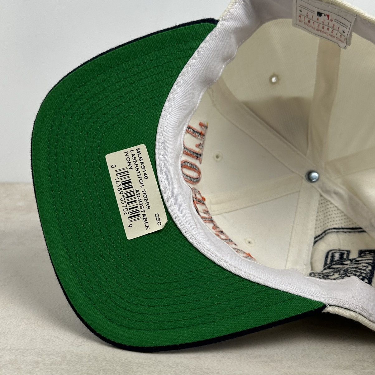 Vintage RARE 90s Vintage Hat Detroit Tigers Laser Sports Specialties Size ONE SIZE - 7 Thumbnail