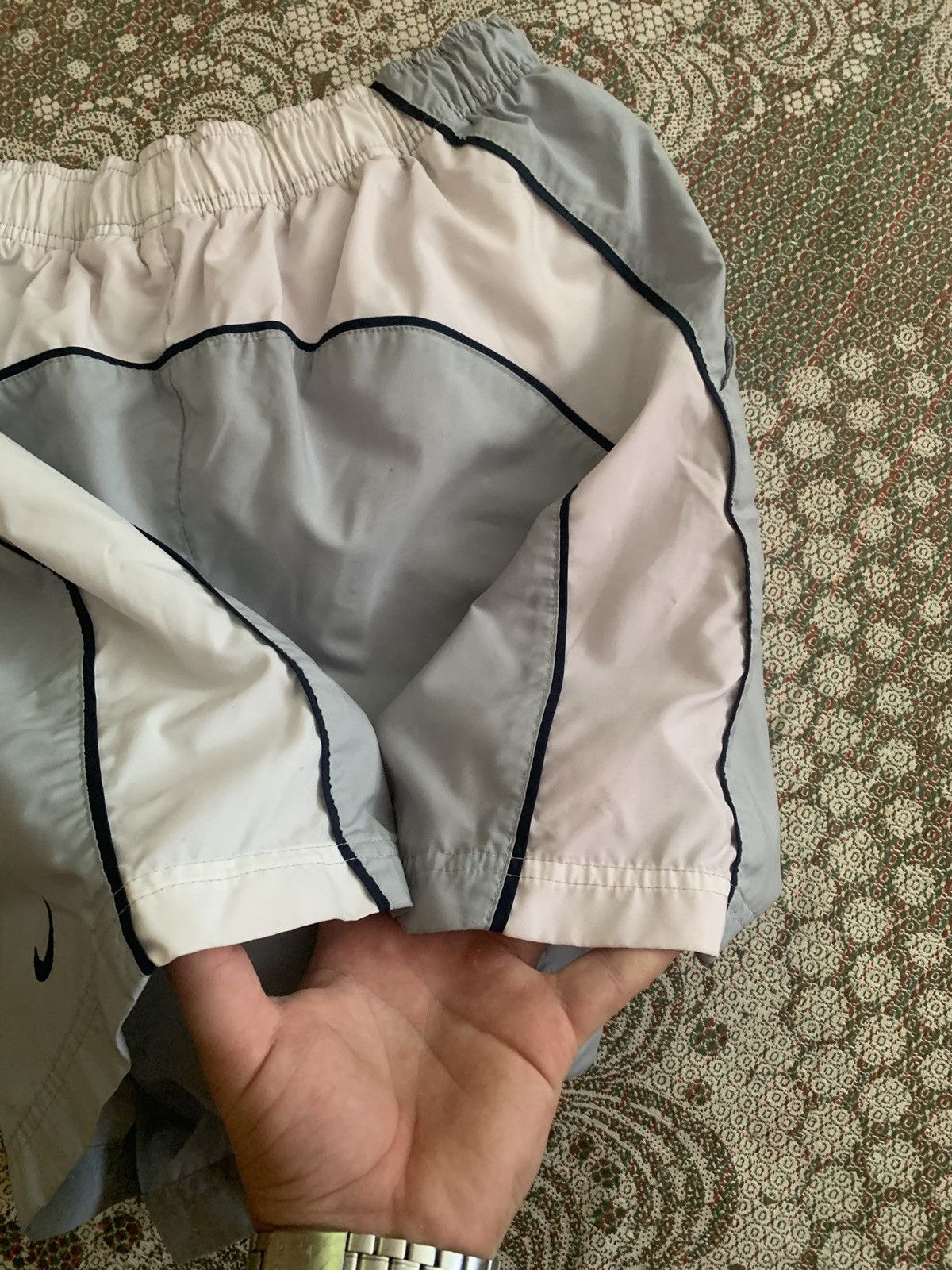 Nike × Vintage Nike drill vintage shorts Size US 40 / EU 56 - 11 Thumbnail