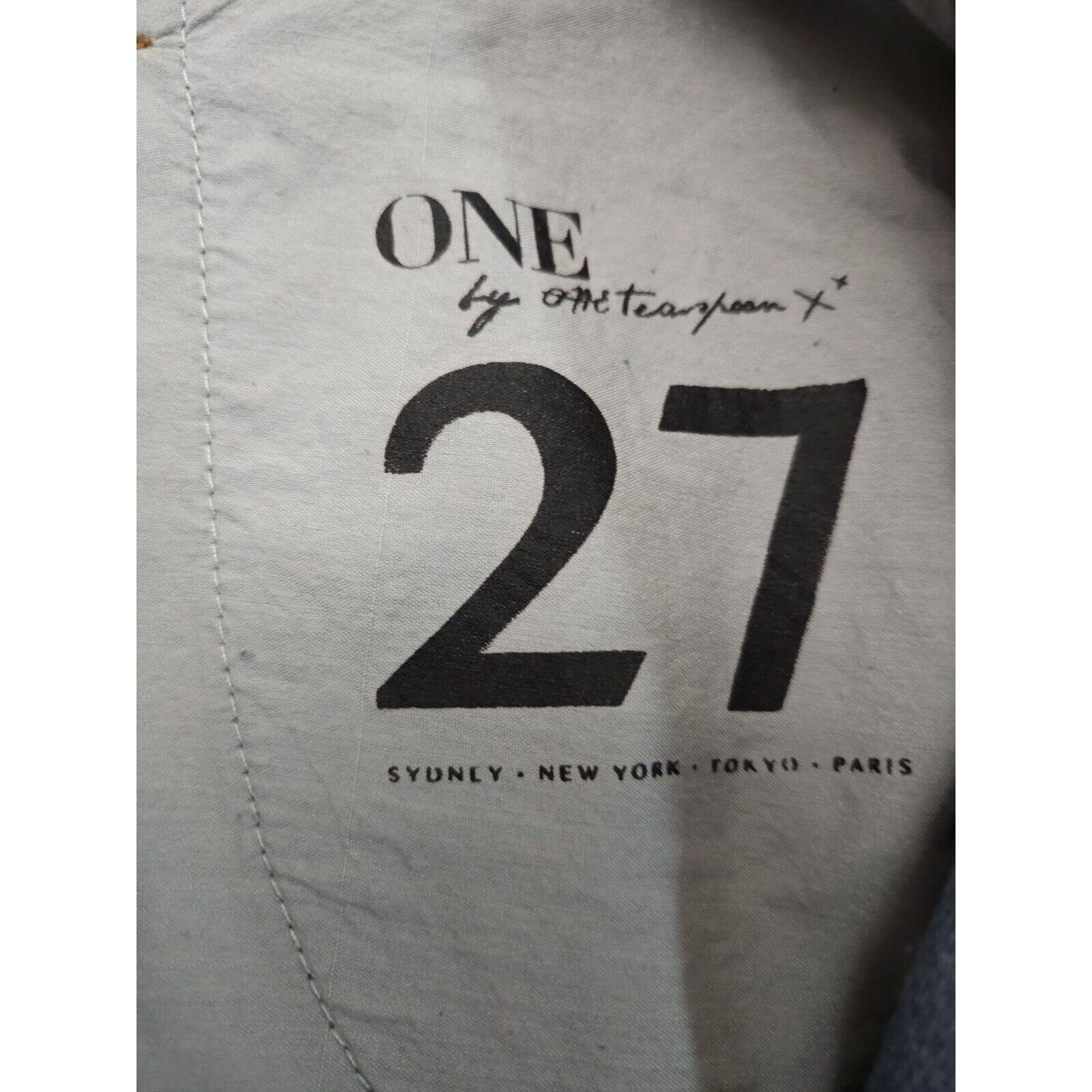 One Teaspoon One Teaspoon Super Freaks Zip-Up Drop Crotch Low 27 W 31 Size 27" / US 4 / IT 40 - 7 Thumbnail