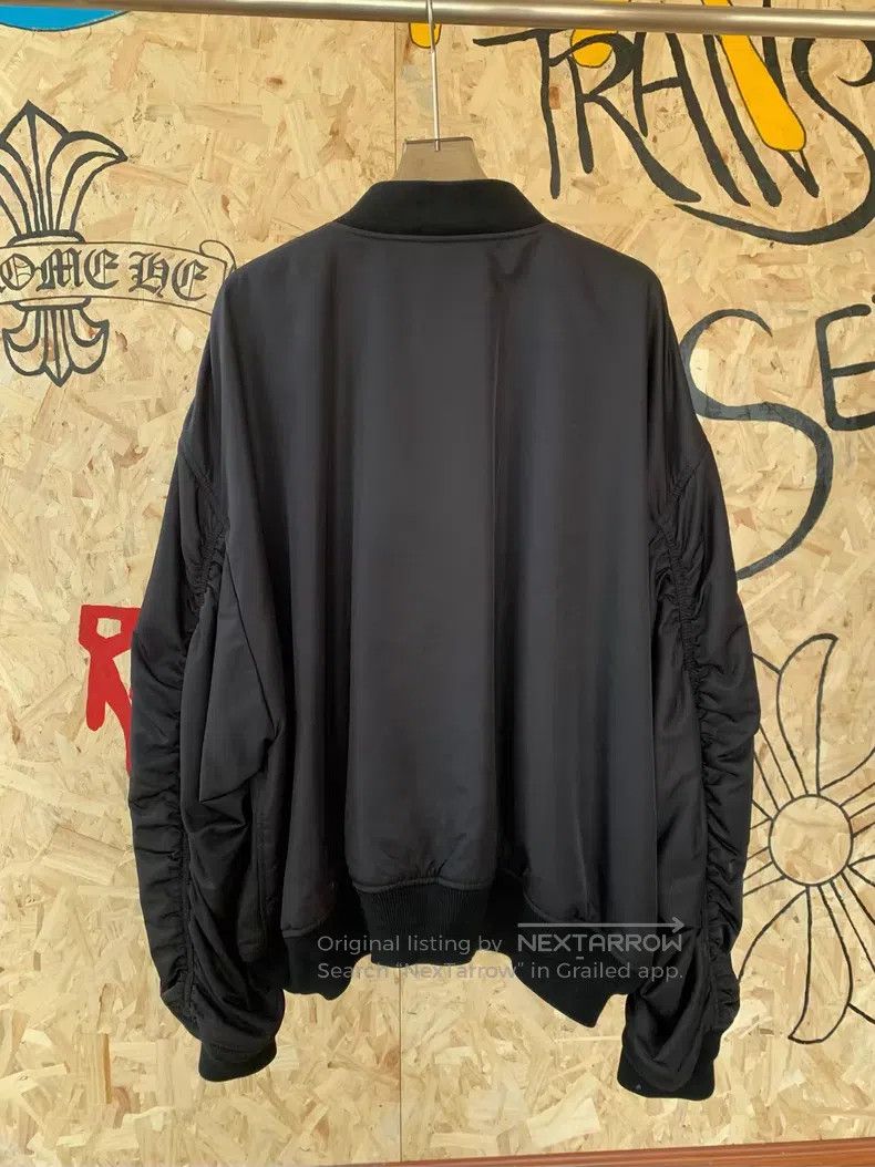 Balenciaga Balenciaga Embroidered Letter Print Baseball Jacket Size US L / EU 52-54 / 3 - 5 Thumbnail