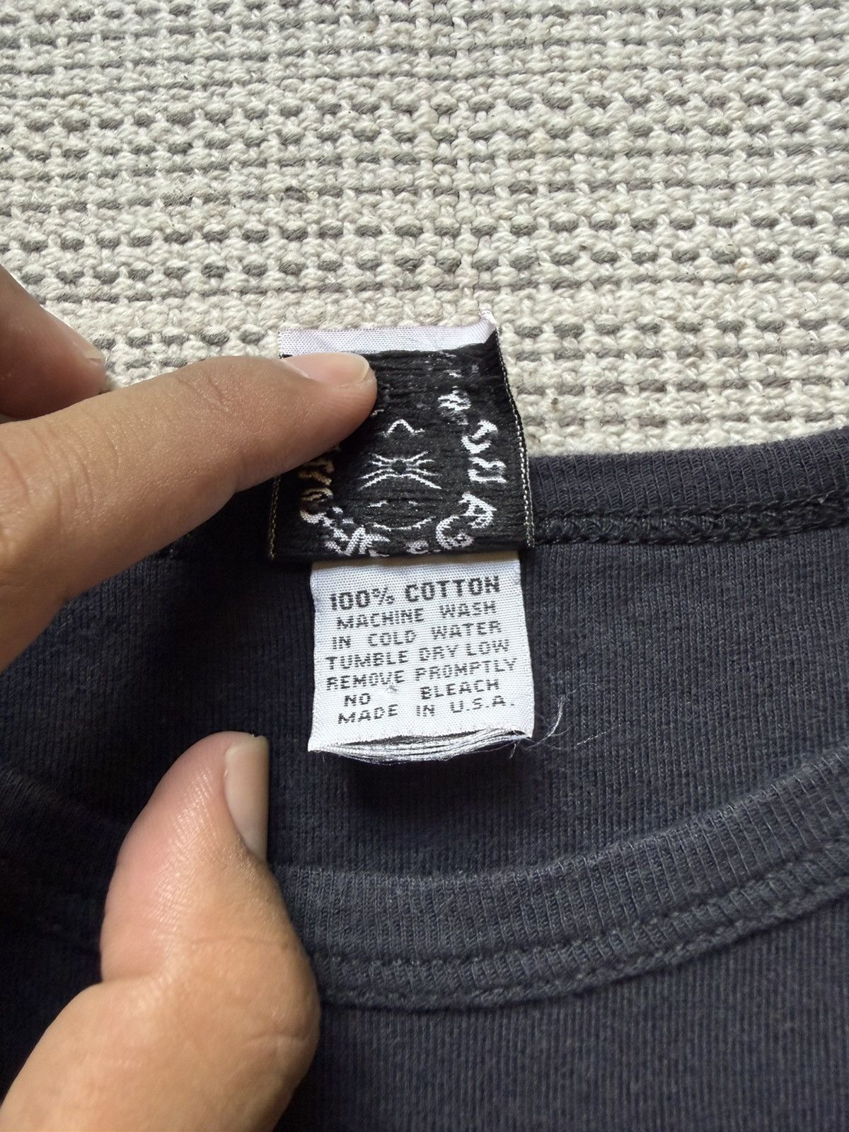 Chrome Hearts RARE Vintage Chrome Hearts Harris Teeter tshirt Size ONE SIZE - 6 Thumbnail