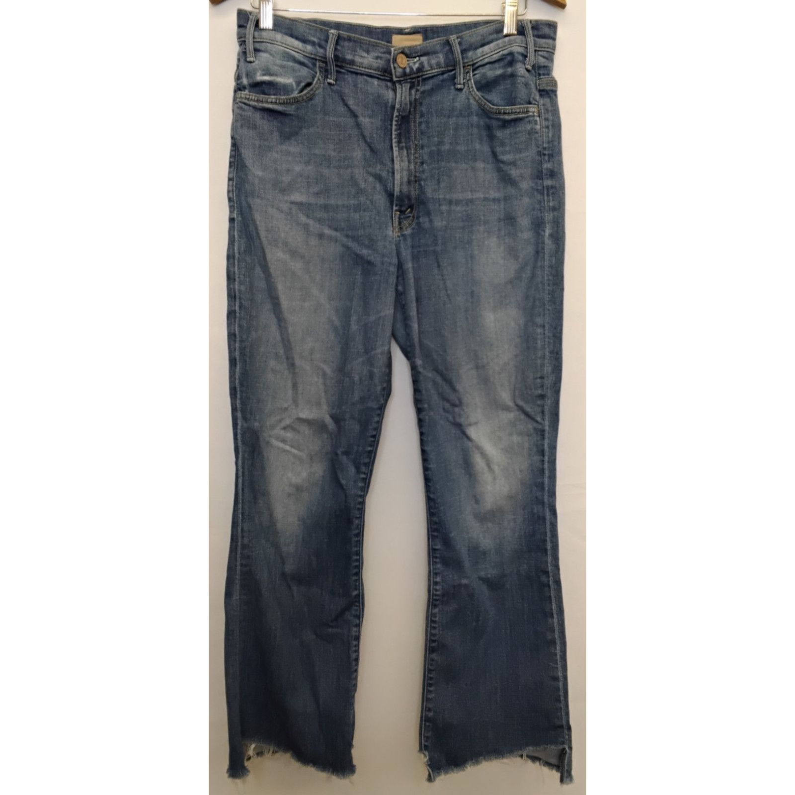 MOTHER Mother Hustler Two Step Jean Women's 27 Lite Wash Ankle Fray Size 27" / US 4 / IT 40 - 2 Thumbnail