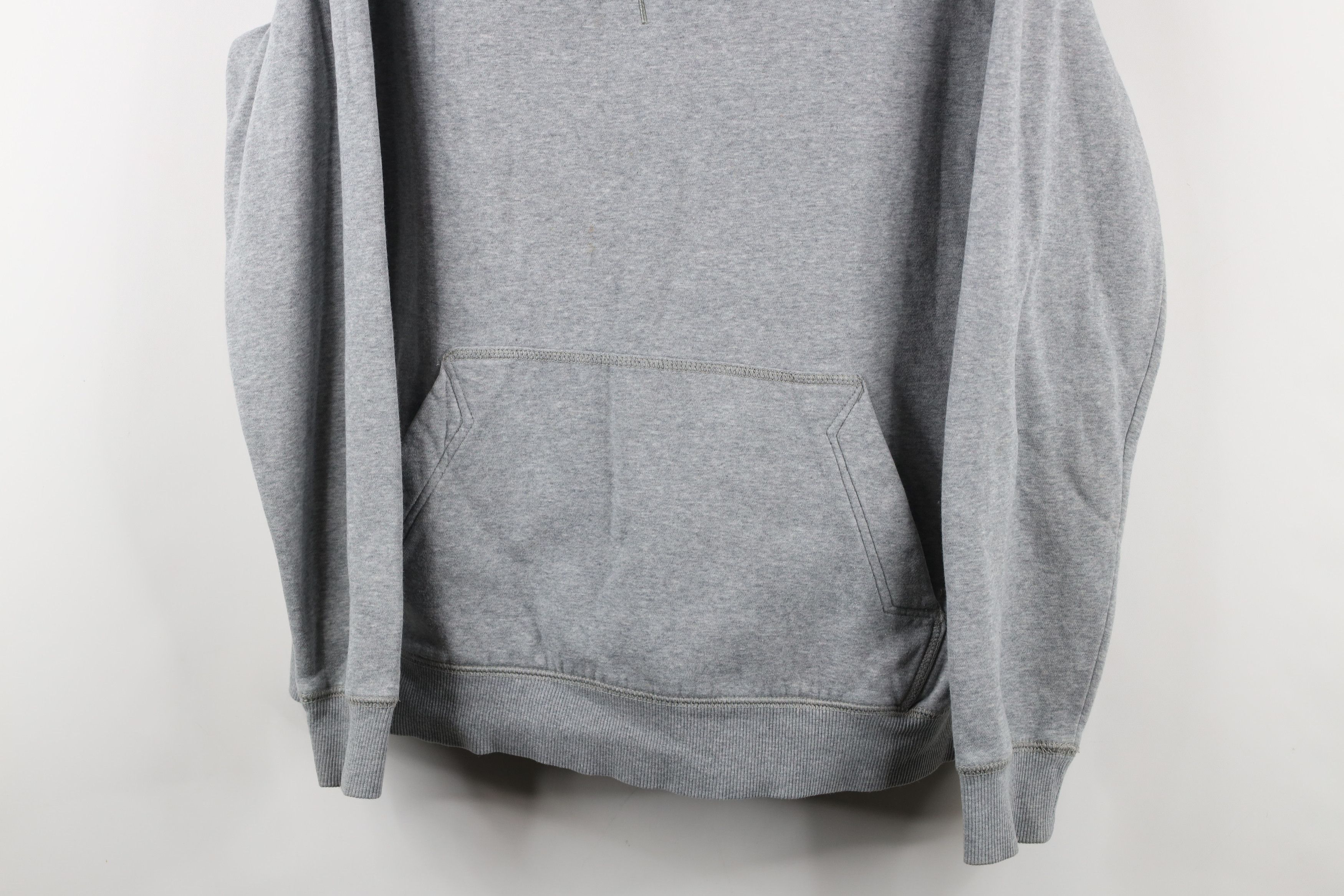 Nike × Vintage Vintage Y2K Nike Scott Mini Swoosh Hoodie Sweatshirt Gray Size US L / EU 52-54 / 3 - 3 Thumbnail