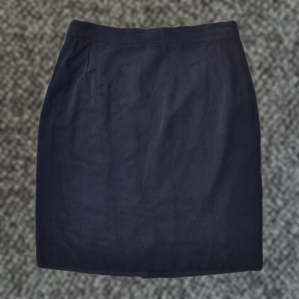 Marella Marella Womens Pencil Skirt Large UK 16 W30 Black Cupro Size 36" / US 14 / IT 50 - 1 Thumbnail
