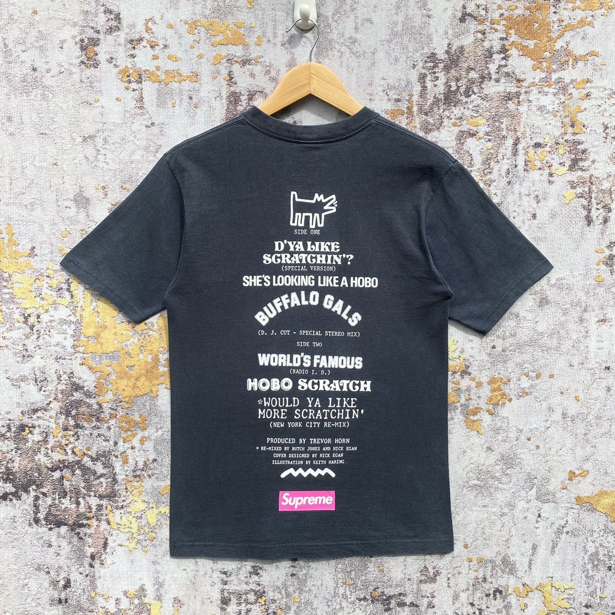 Supreme Supreme x Malcolm McLaren D'Ya Like Scratchin' Tee SunFaded Size US S / EU 44-46 / 1 - 2 Thumbnail