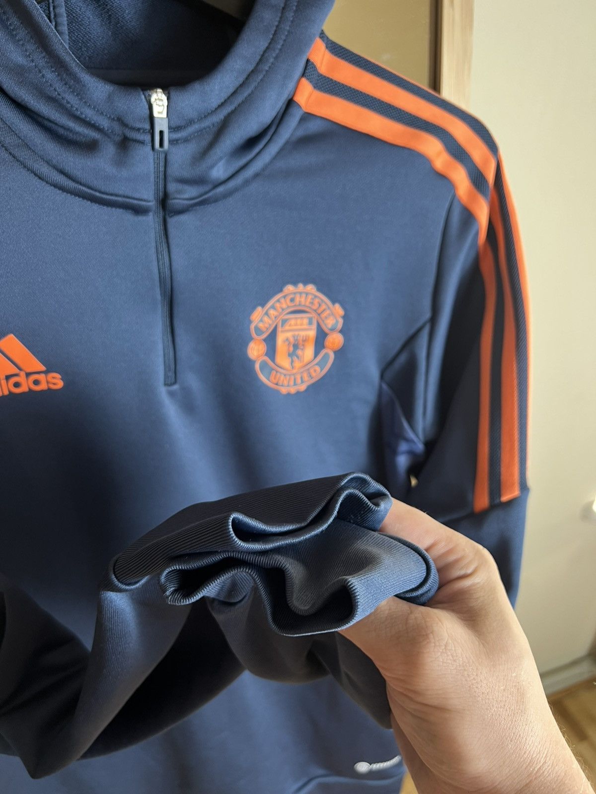 Adidas Adidas Manchester United Hoodie S Training Top Soccer Y2K Size US S / EU 44-46 / 1 - 7 Thumbnail