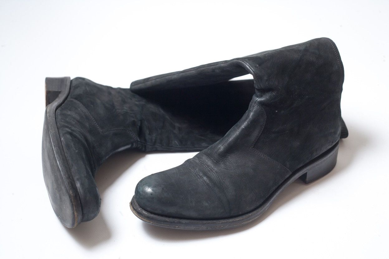 Jean Baptiste Rautureau JEAN-BAPTISTE RAUTUREAU Black Avant Garde Boots Size 42 Size US 9 / EU 42 - 1 Thumbnail