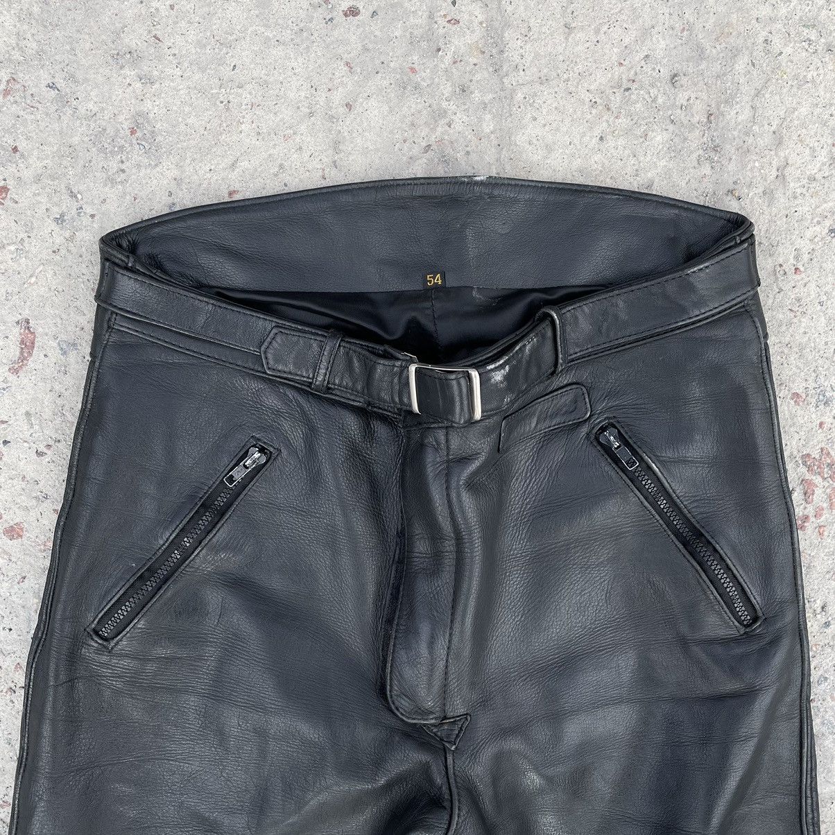 Vintage Vintage Moto Leather Pants 54 Size 90s USA Japan Size US 33 - 6 Thumbnail