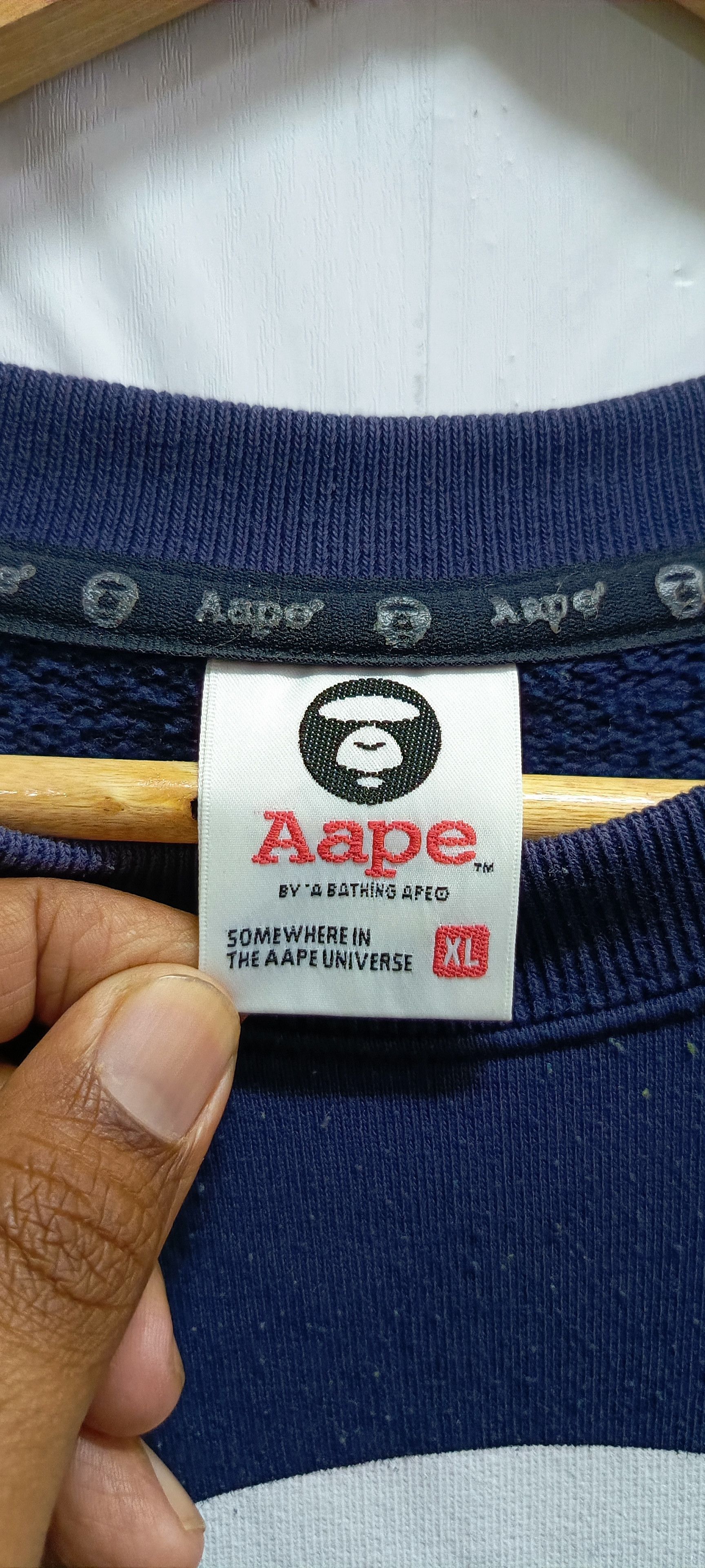 Aape Sweashirts Big Logo BY* A BATHING APE Size US XL / EU 56 / 4 - 7 Thumbnail