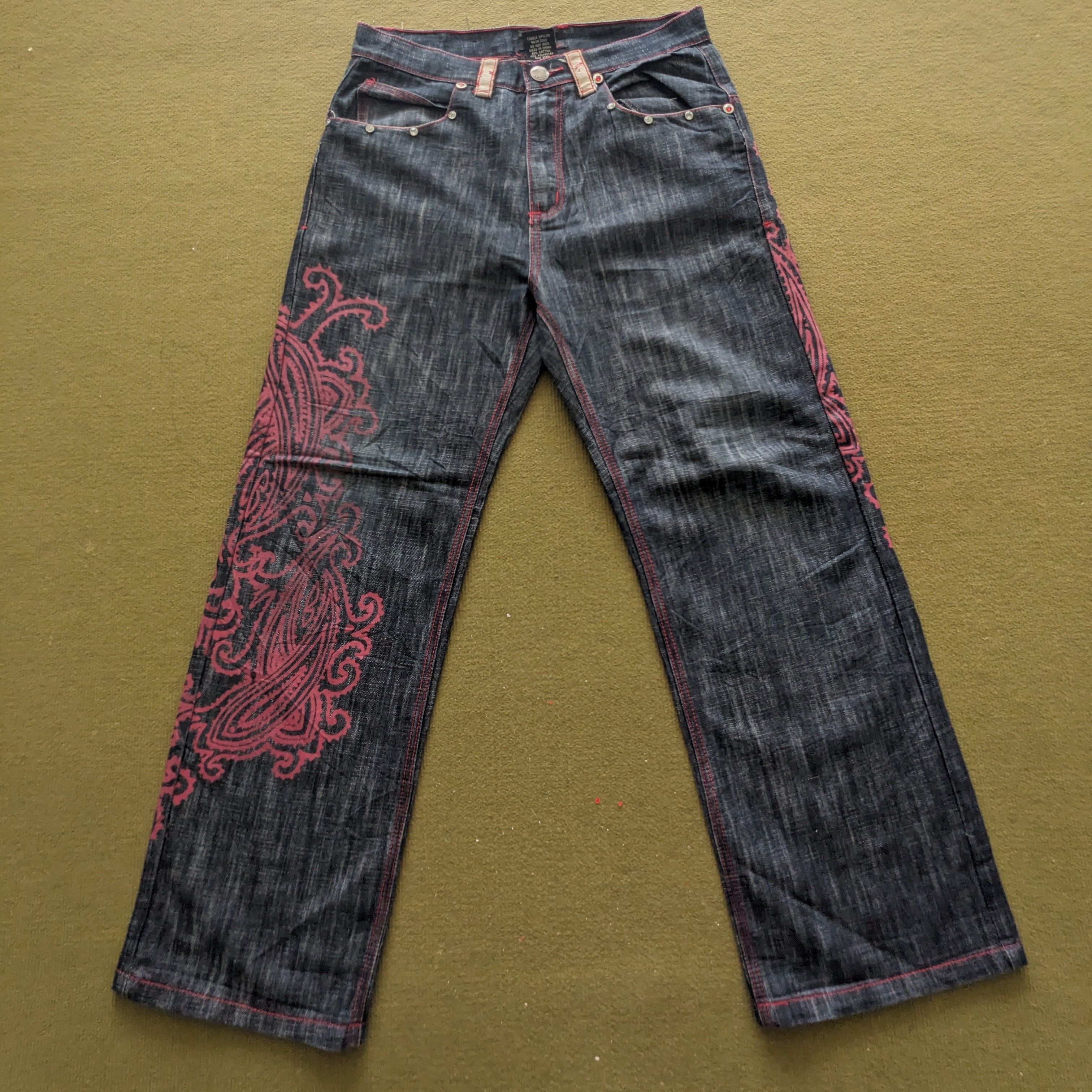 Japanese Brand Vintage K.A.D Designer Brand Denim Jeans Size US 32 / EU 48 - 3 Thumbnail