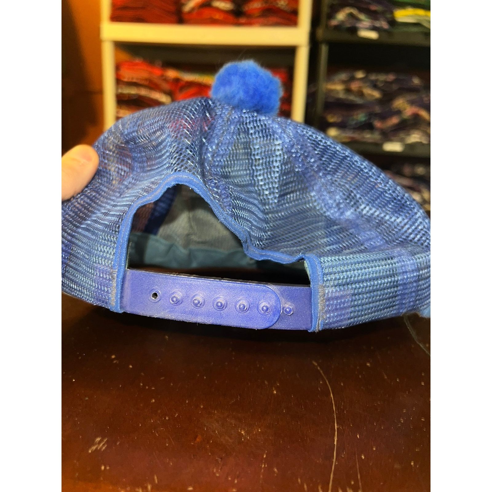 Vintage Vintage Alpha Resins Hat Altek Polyesters Blue Cap 1980s 80s Size ONE SIZE - 5 Thumbnail