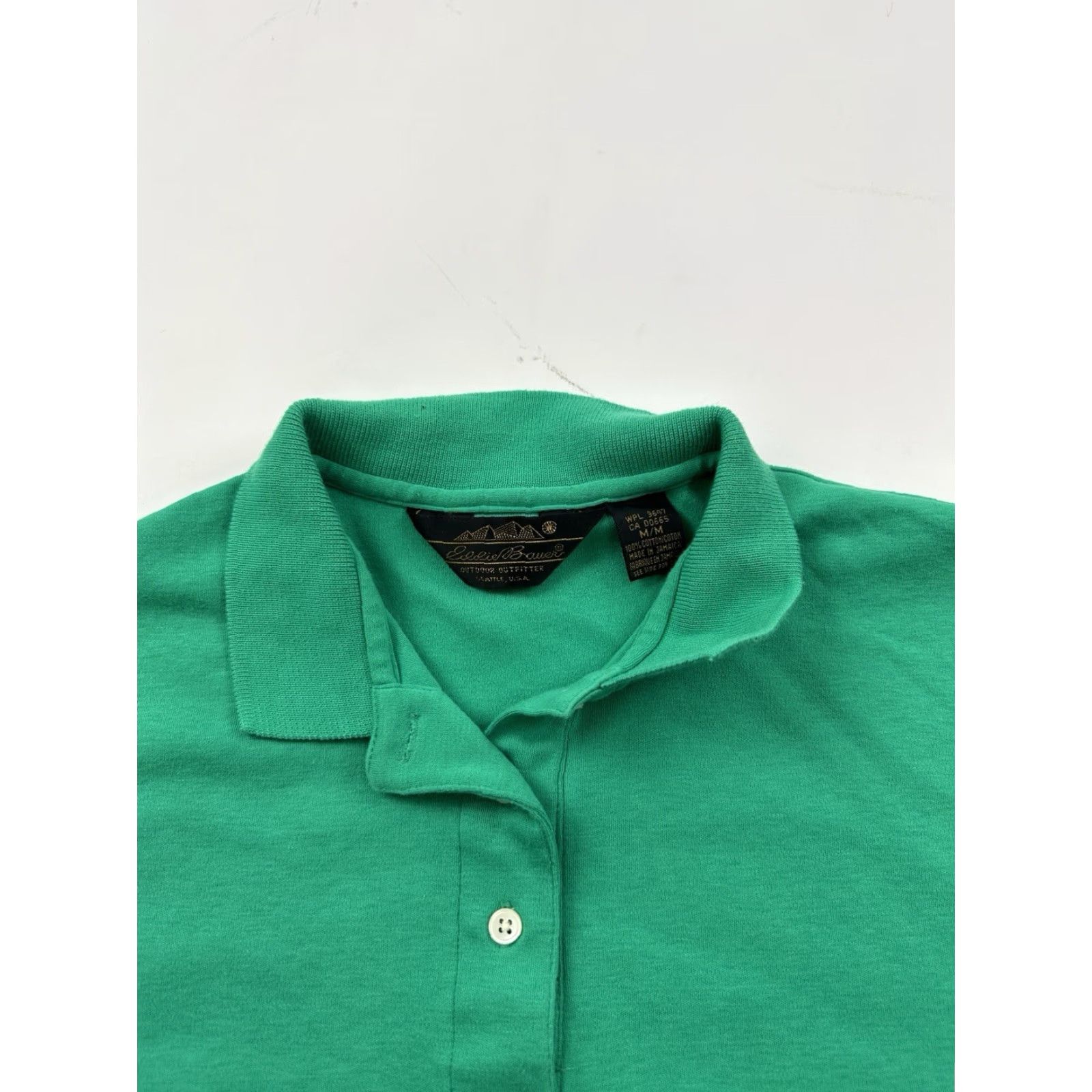 Eddie Bauer VINTAGE Eddie Bauer Shirt Mens M Green Polo Short Sleeve Fits Small Casual Classic Men’s Polo Shirt Size US M / EU 48-50 / 2 - 4 Thumbnail