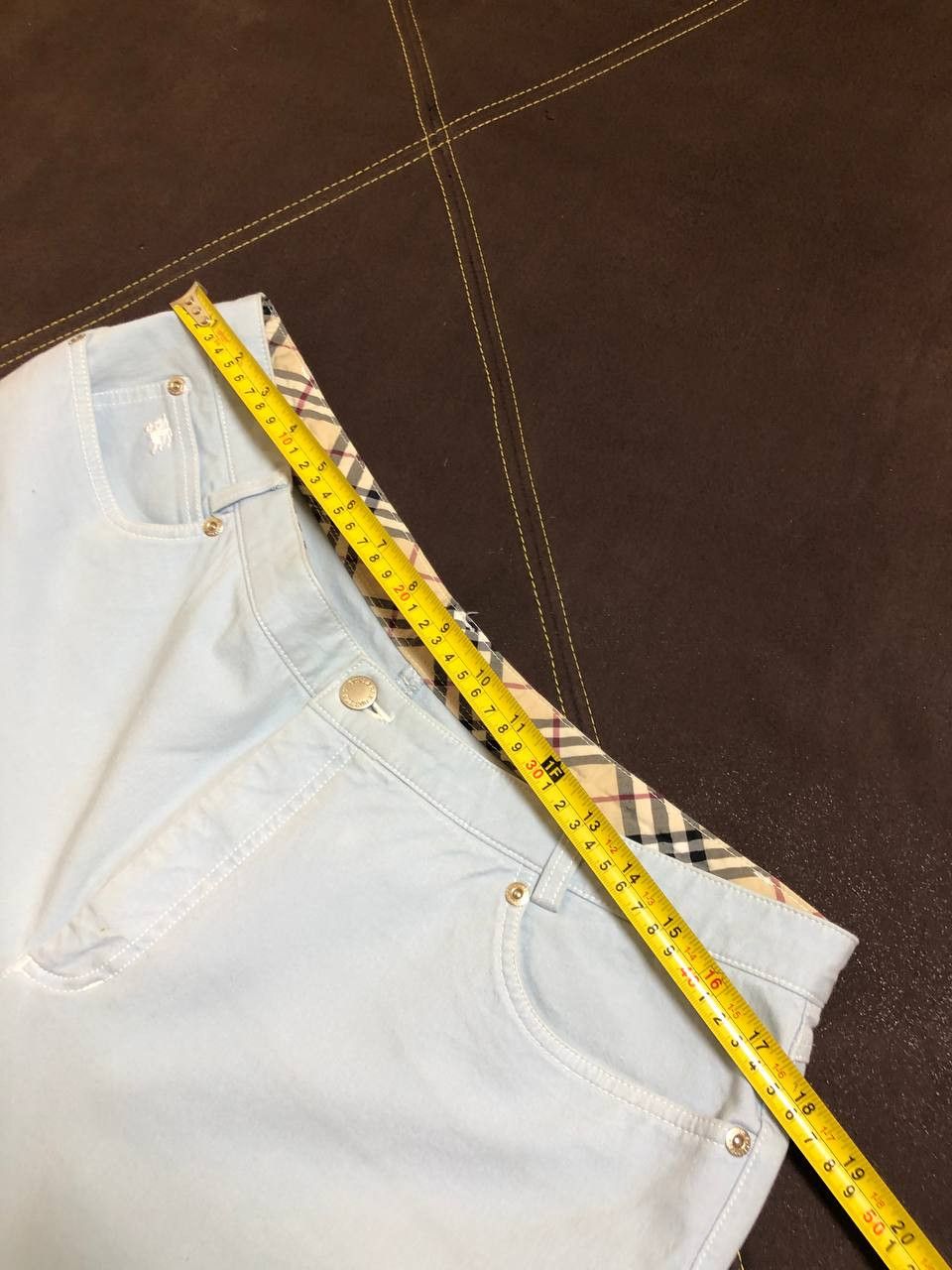Burberry Luxury Novacheck Burberry streetwear jeans Size 36" / US 14 / IT 50 - 14 Thumbnail