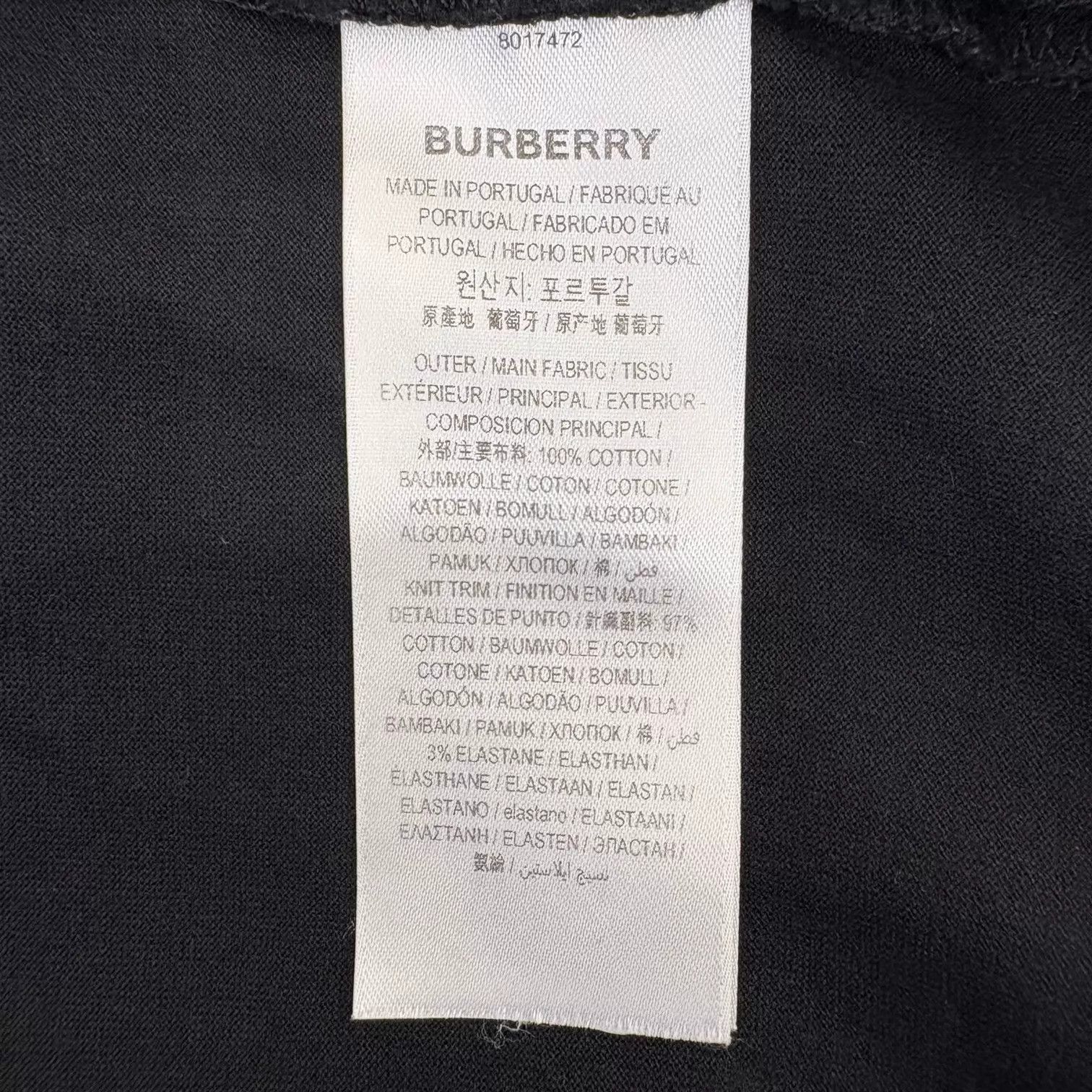 Burberry BURBERRY TB Logo Black Short Sleeve T-shirt Size US XS / EU 42 / 0 - 5 Thumbnail