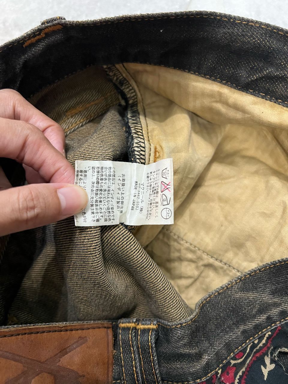 If Six Was Nine × Japanese Brand Vintage Roar Love And Peace Distress Denim Jeans Size US 32 / EU 48 - 15 Thumbnail