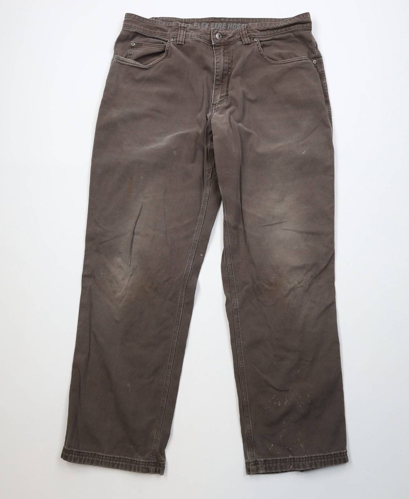 Duluth Trading Company Duluth Trading Co Flex Fire Hose Wide Leg Pants Brown Size US 34 / EU 50 - 1 Thumbnail
