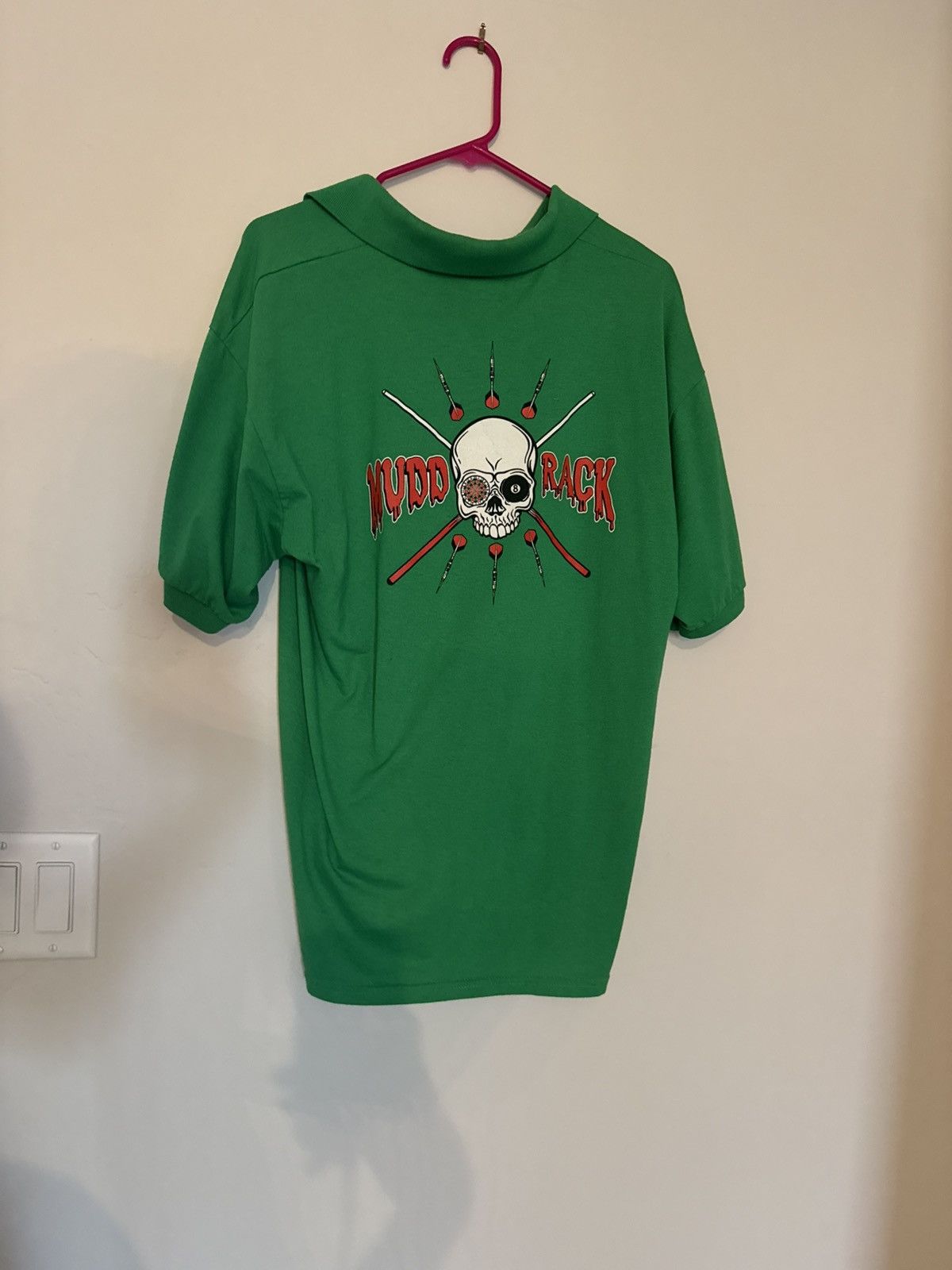Other Vintage pool skull green polo Size US L / EU 52-54 / 3 - 1 Thumbnail