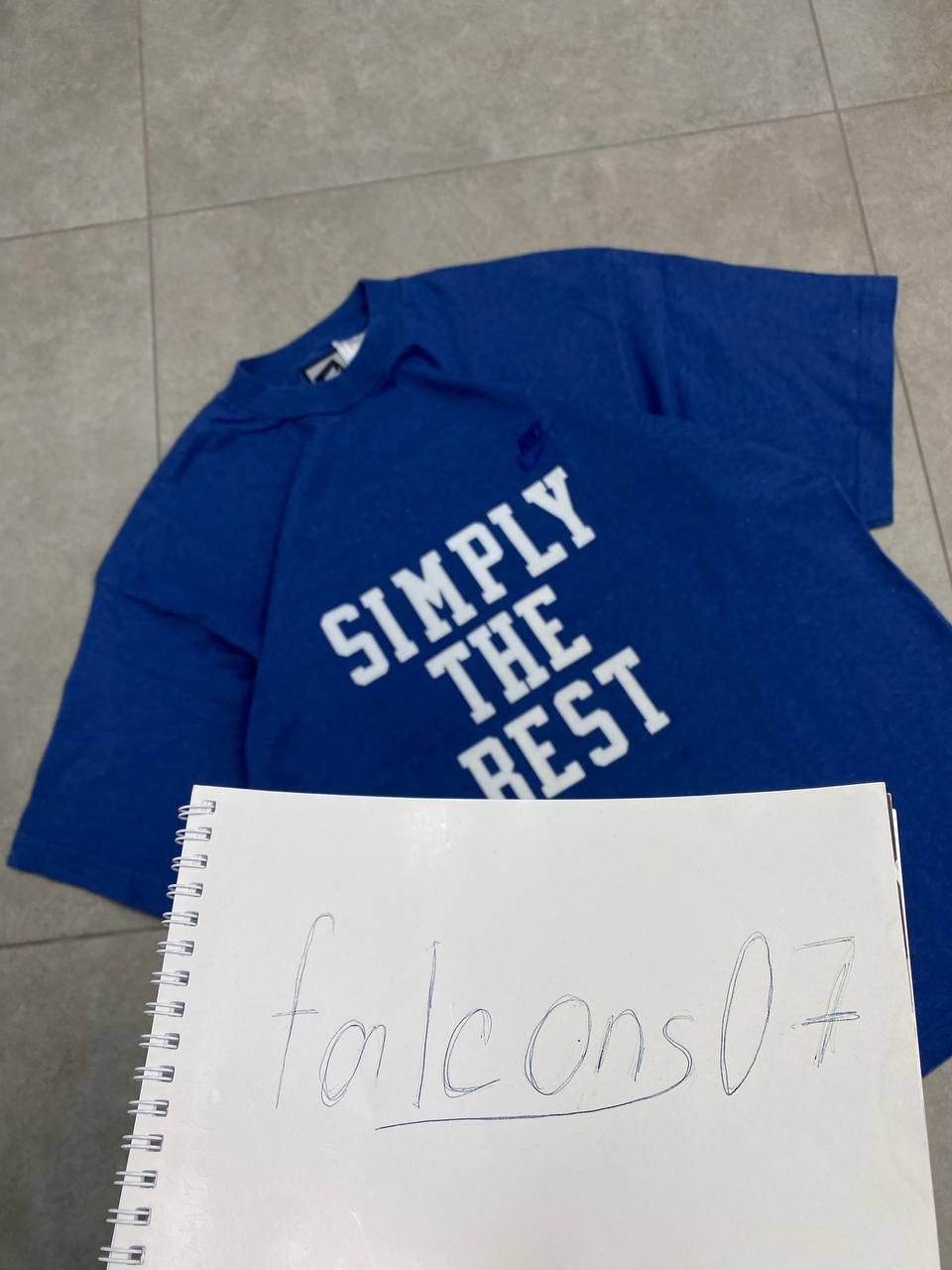 Nike Vintage Nike 90s Simply The Best Small Swoosh T-Shirt Size US M / EU 48-50 / 2 - 3 Thumbnail