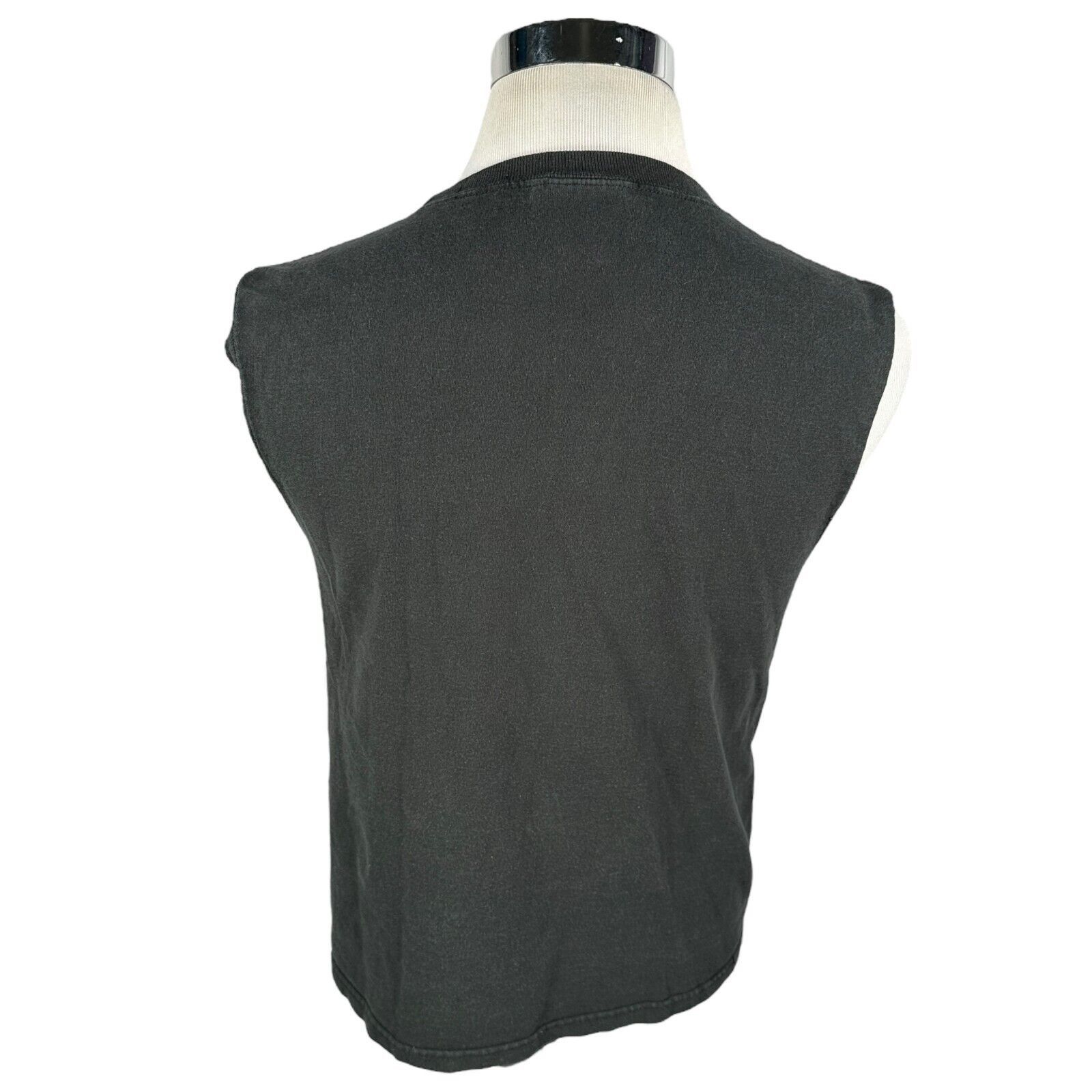Nike Vintage Nike Soccer Tank XL Sleeveless T-Shirt Black USA 90s Size US XL / EU 56 / 4 - 4 Thumbnail