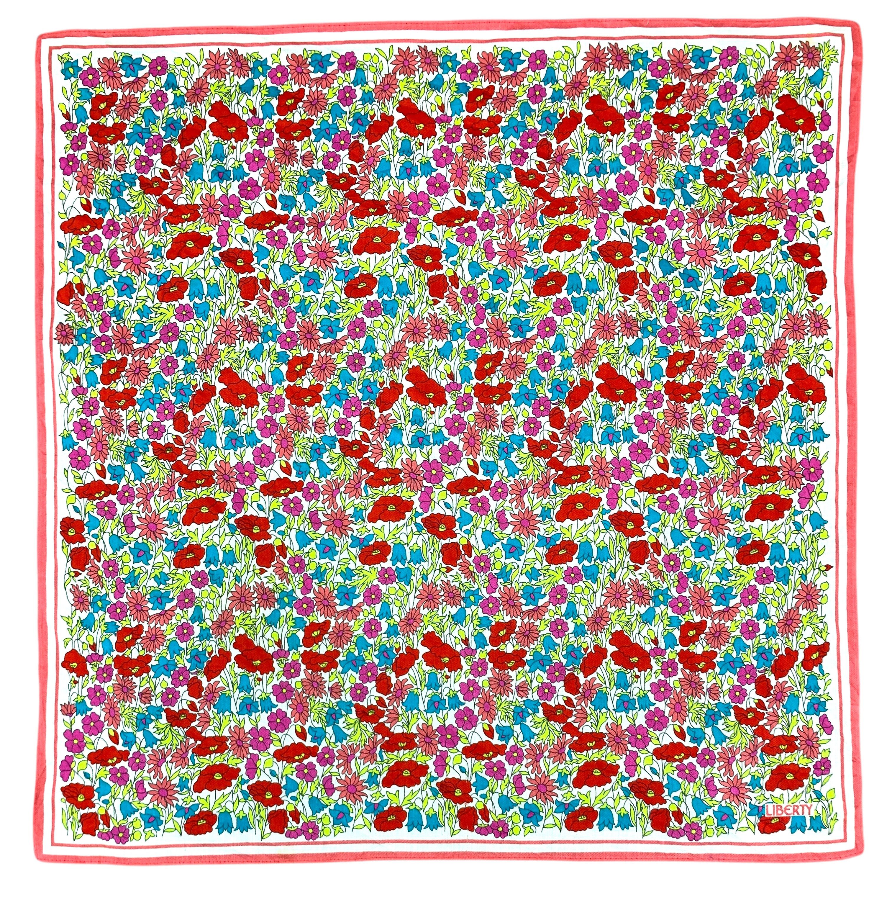 Liberty × Vintage Vintage Liberty Neckerchief/ Handkerchief Scarves - HKA900 Size ONE SIZE - 2 Thumbnail