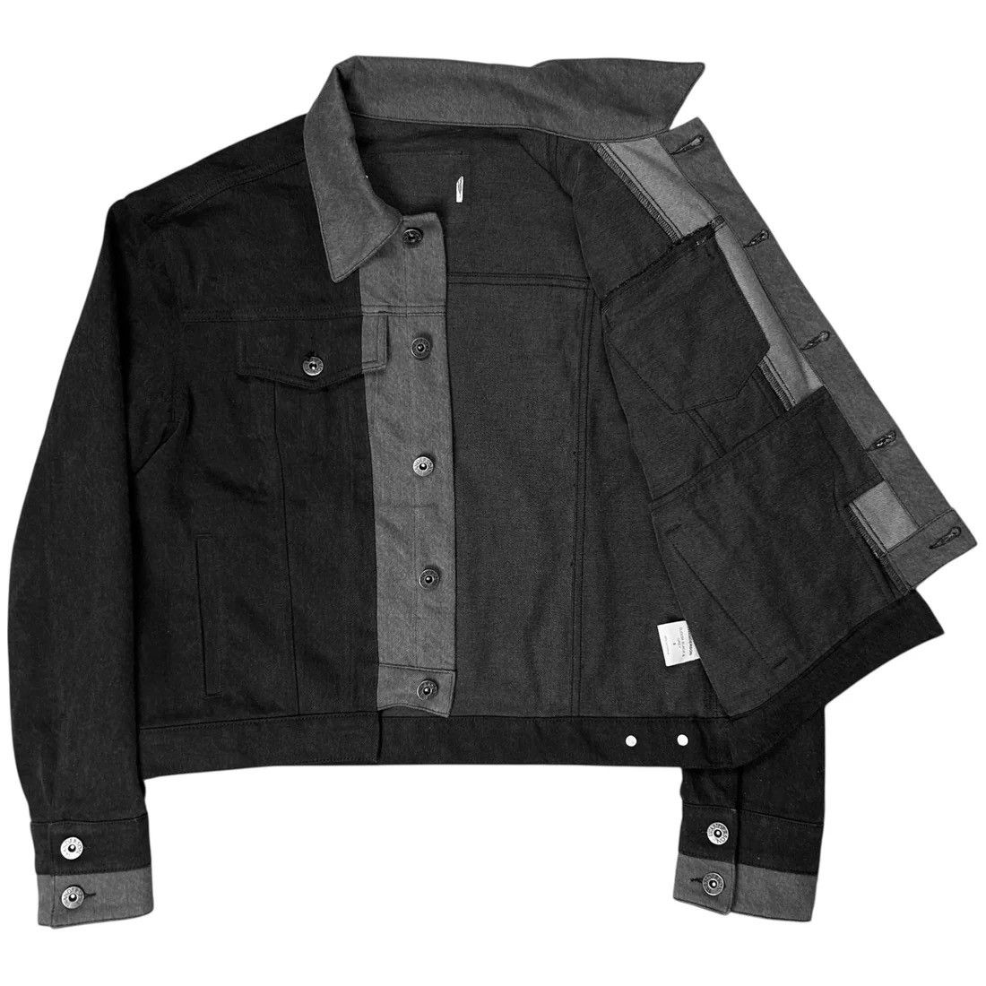 JW Anderson JW Anderson Two Tone Patchwork Denim Jacket - SS24 Size US M / EU 48-50 / 2 - 7 Thumbnail
