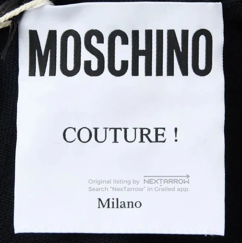 Moschino Moschino Black Wool Women’s Pullover Sweater . Size XS / US 0-2 / IT 36-38 - 5 Thumbnail