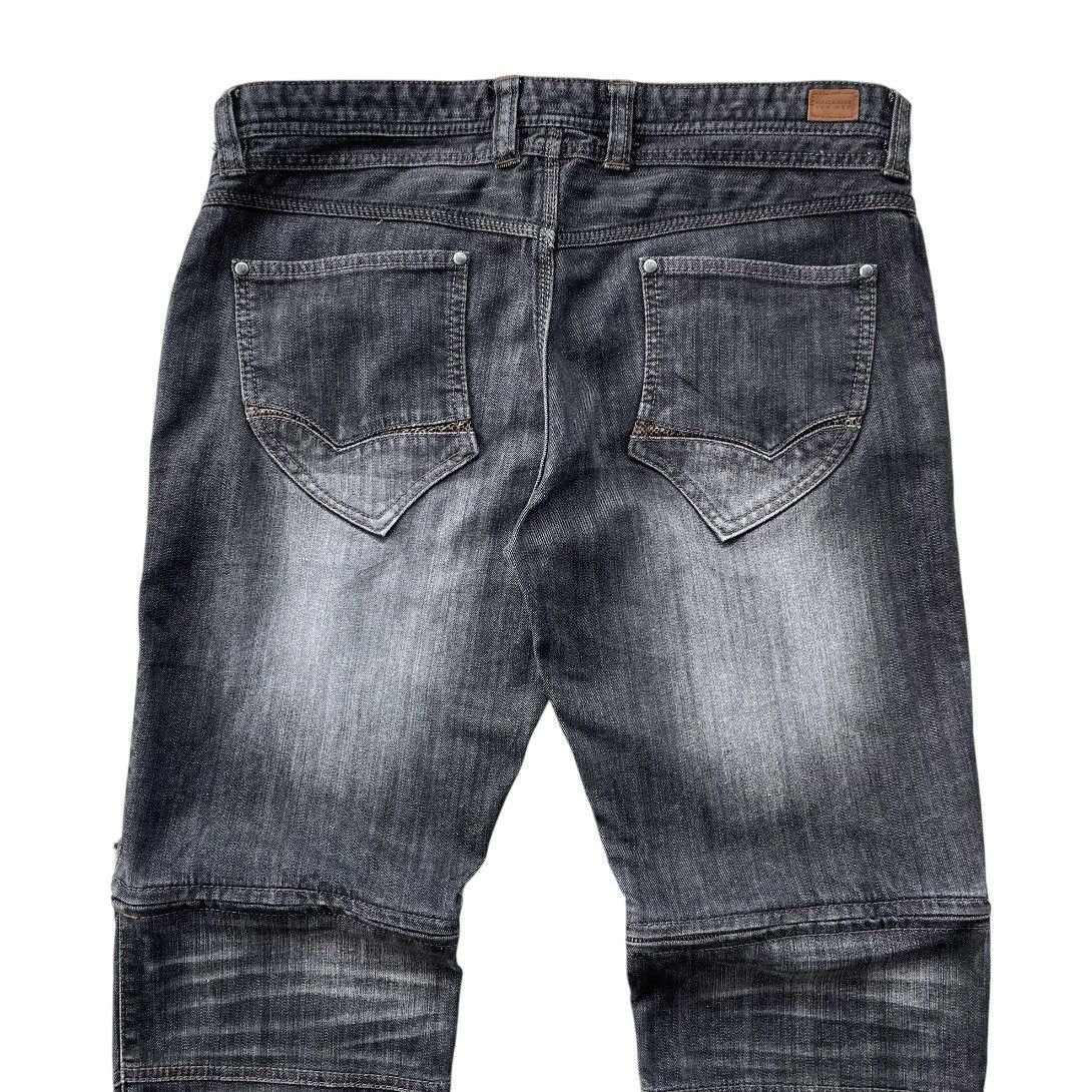 Nicole Club 2000s NCFM - Flare Zip Off Washed Jeans Size US 34 / EU 50 - 7 Thumbnail