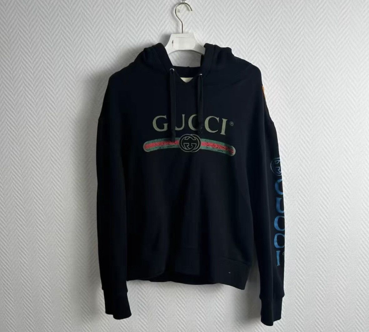 Gucci Gucci Belt letter embroidered hoodie 2504-Nextarrow Size US M / EU 48-50 / 2 - 1 Thumbnail