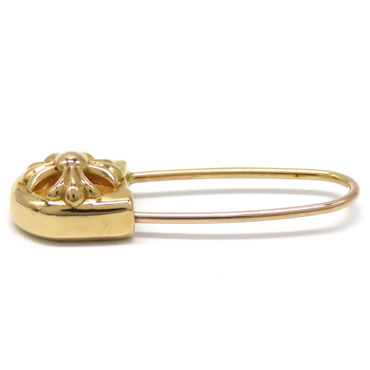 Chrome Hearts Chrome Hearts Gold Safety Pin Earring Size ONE SIZE - 5 Thumbnail