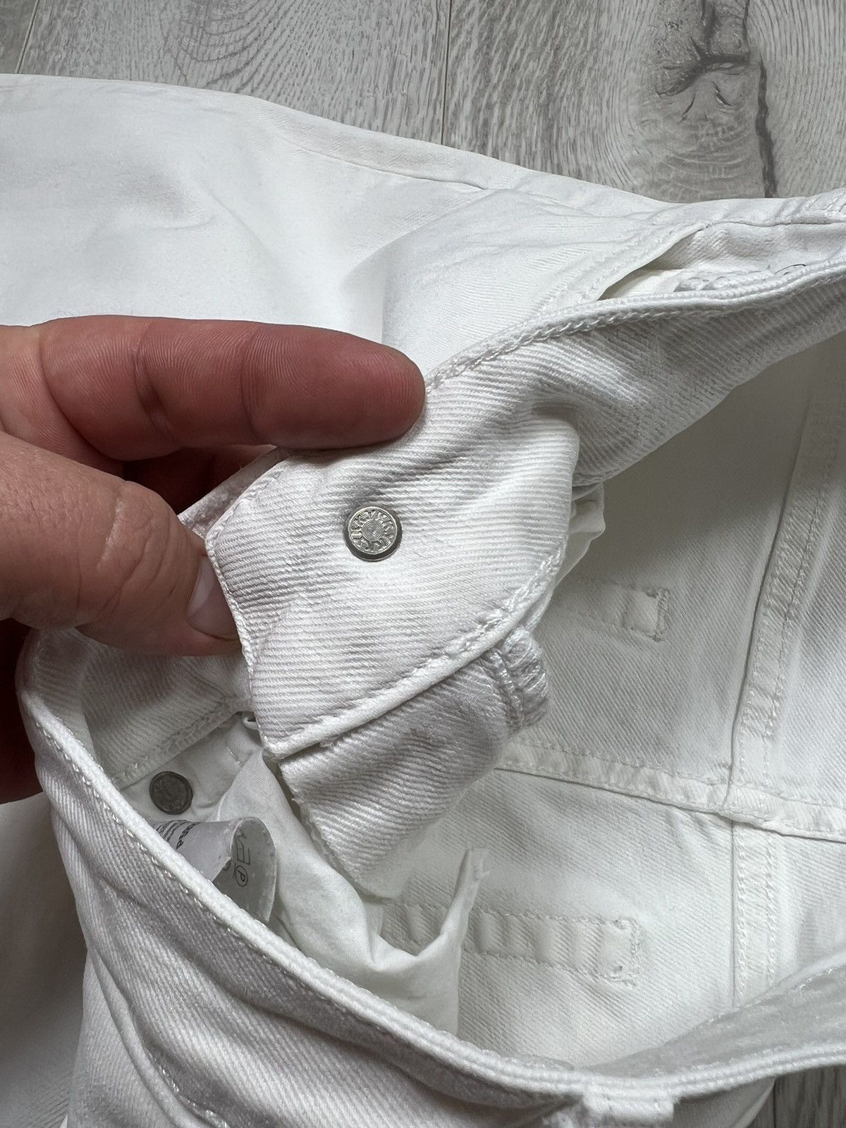 Sandro Sandro Paris White Denim Pants / Jeans Size 26" / US 2 / IT 38 - 12 Thumbnail