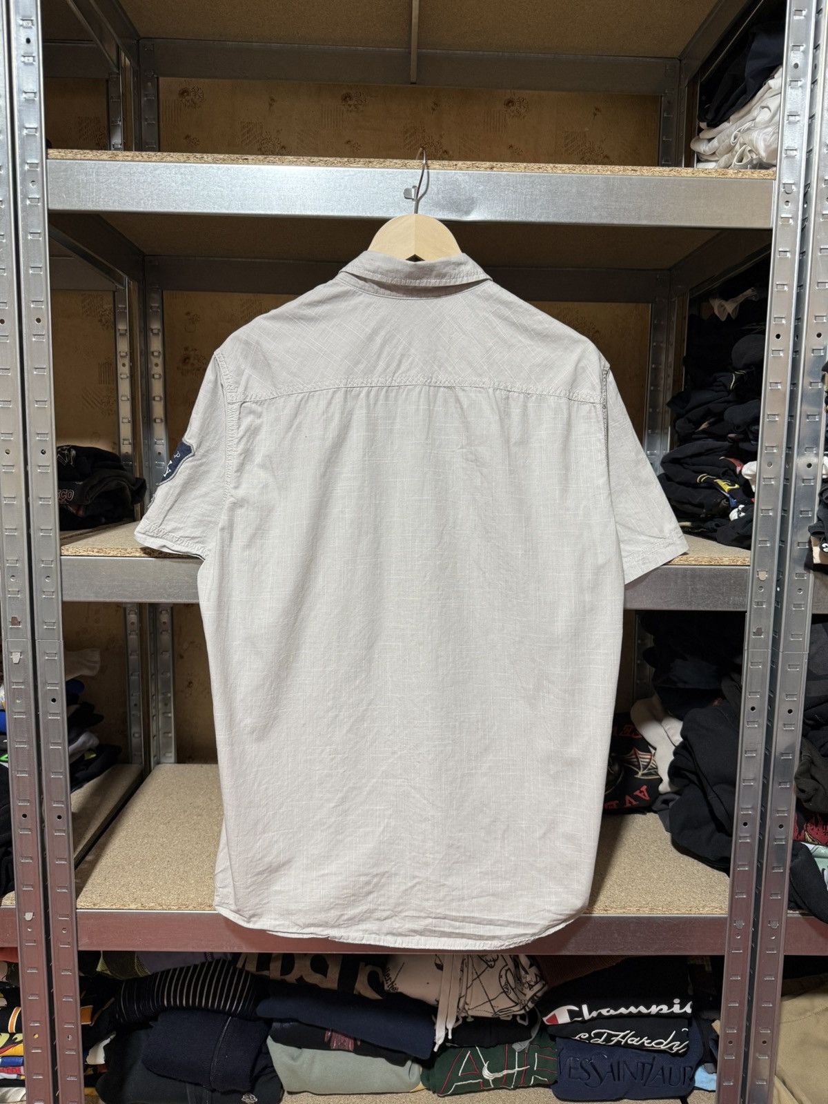 Ecko Unltd. × Rap Tees Ecko Unltd Coast To Caost Police Cop Style Button T-Shirt Size US XL / EU 56 / 4 - 2 Thumbnail