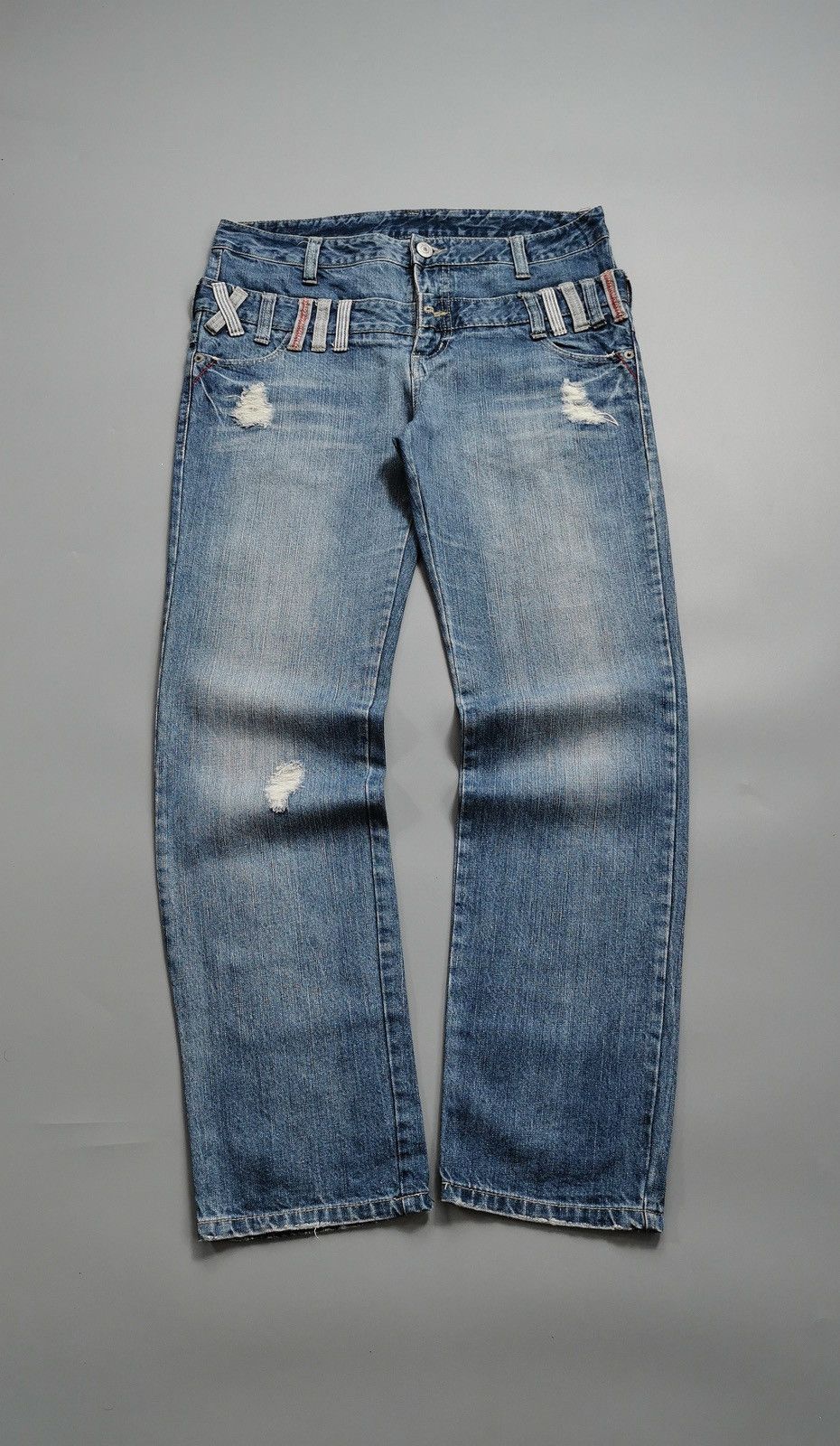 Other Double Waist Distressed Jeans Size US 34 / EU 50 - 1 Thumbnail