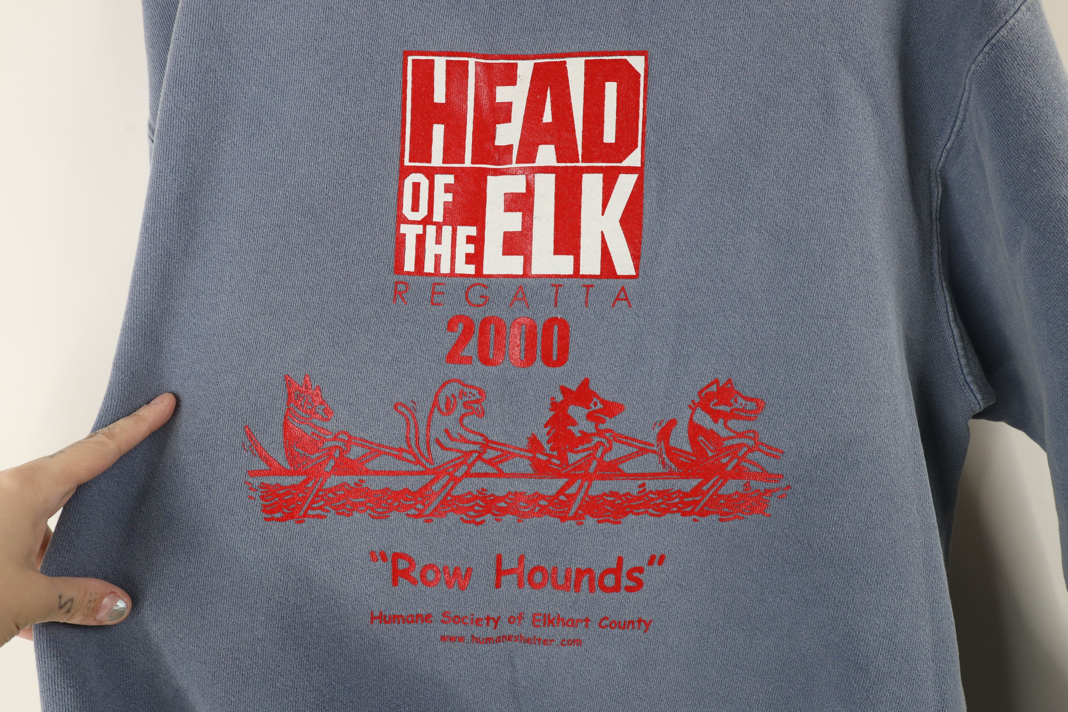Vintage Vintage Y2K 2000 of the Elk Regatta Half Zip Sweatshirt Blue Size US M / EU 48-50 / 2 - 11 Thumbnail