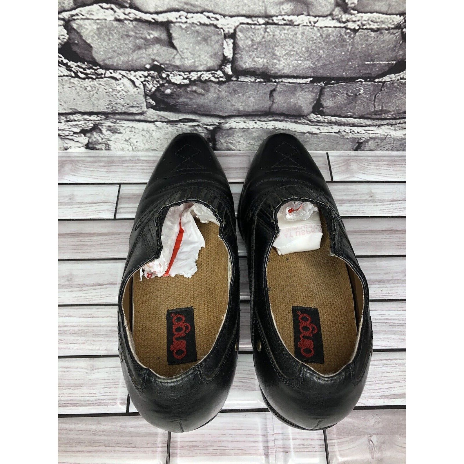 Other Dingo Black Leather Casual Low Cut Heel Booties Shoes Women Size US 9.5 / IT 39.5 - 5 Thumbnail