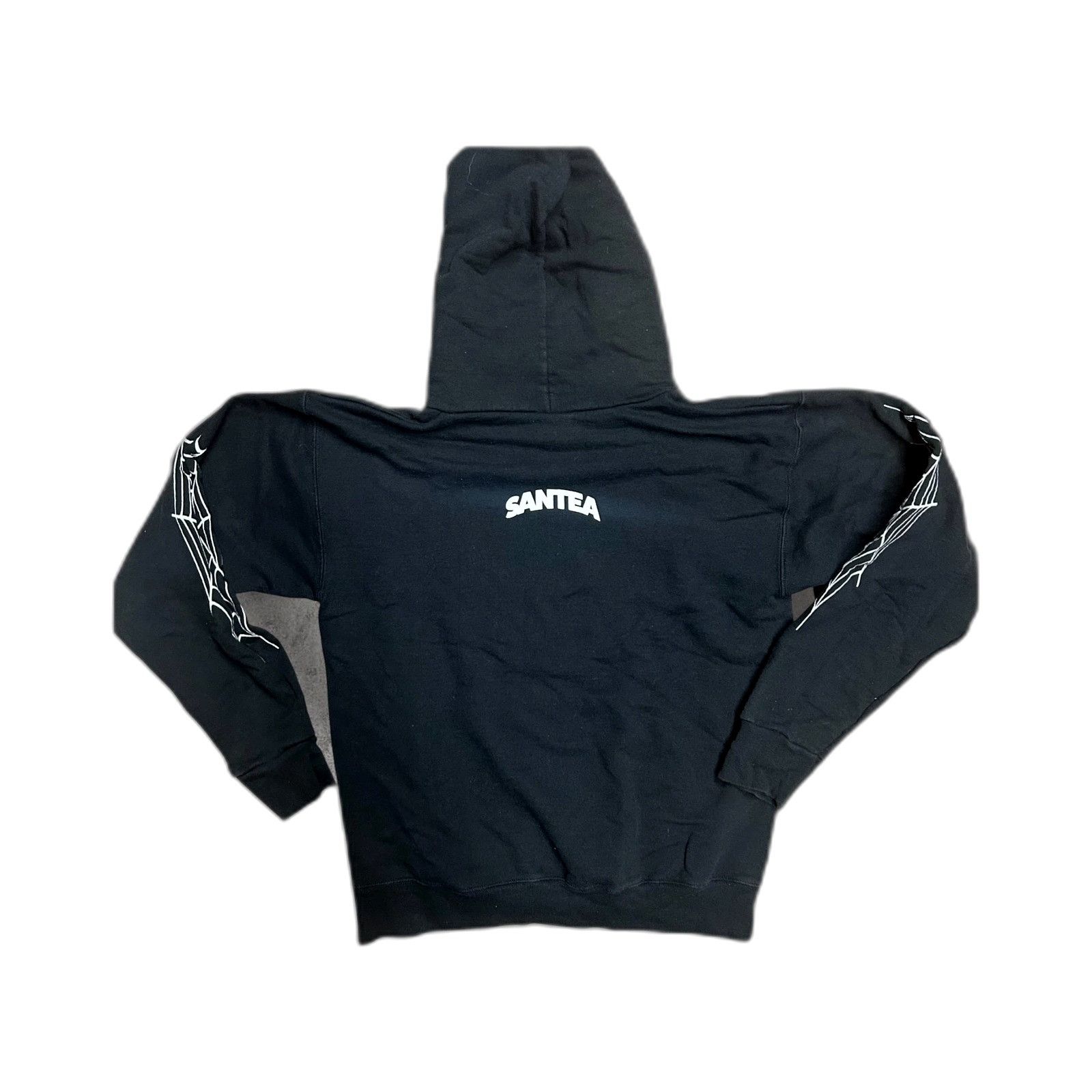 Vintage Spider Worldwide Santea Black Hoodie Men's Size Medium Size US M / EU 48-50 / 2 - 6 Thumbnail
