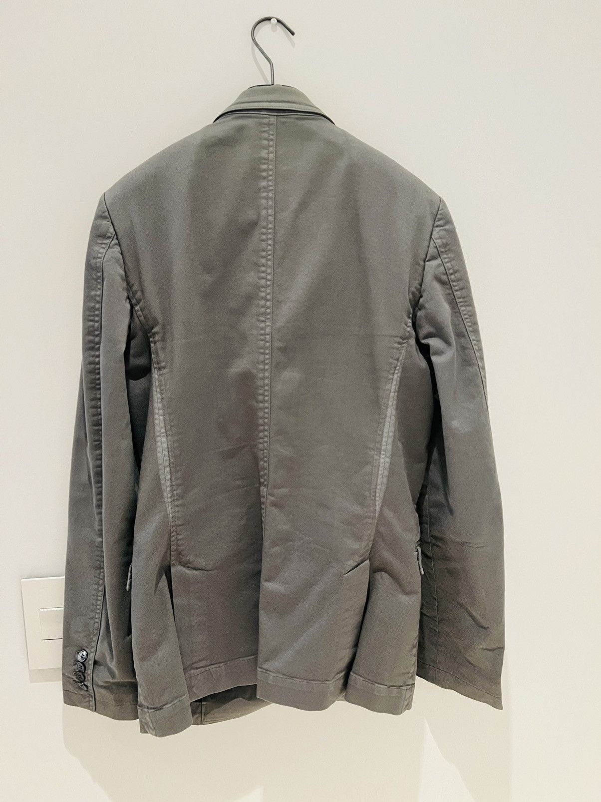 Dolce & Gabbana Dolce & Gabbana cotton gray jacket Size US M / EU 48-50 / 2 - 2 Thumbnail