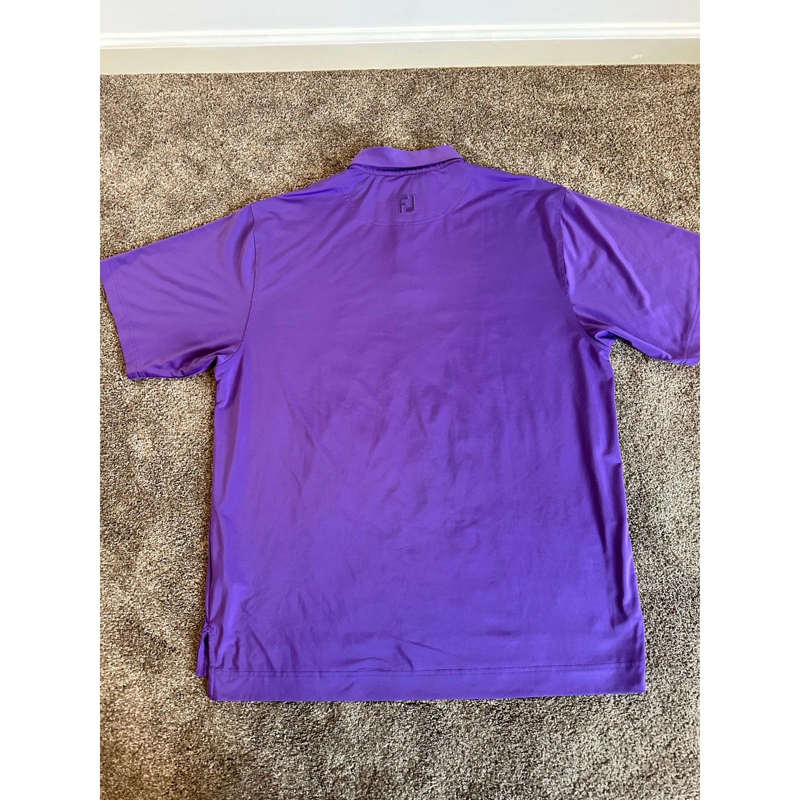 Footjoy FootJoy FJ ProDry Golf Polo Shirt Purple Casual Performance Size US L / EU 52-54 / 3 - 8 Thumbnail