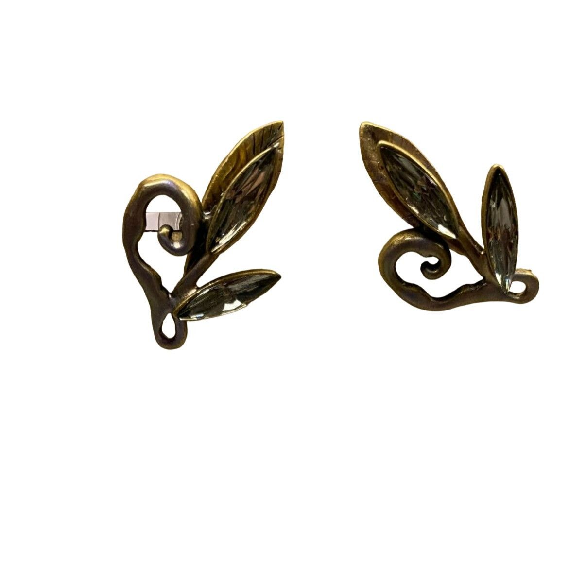 Other Vintage Chico’s Rhinestone Flower Copper Tone and Black Pend Size ONE SIZE - 8 Thumbnail
