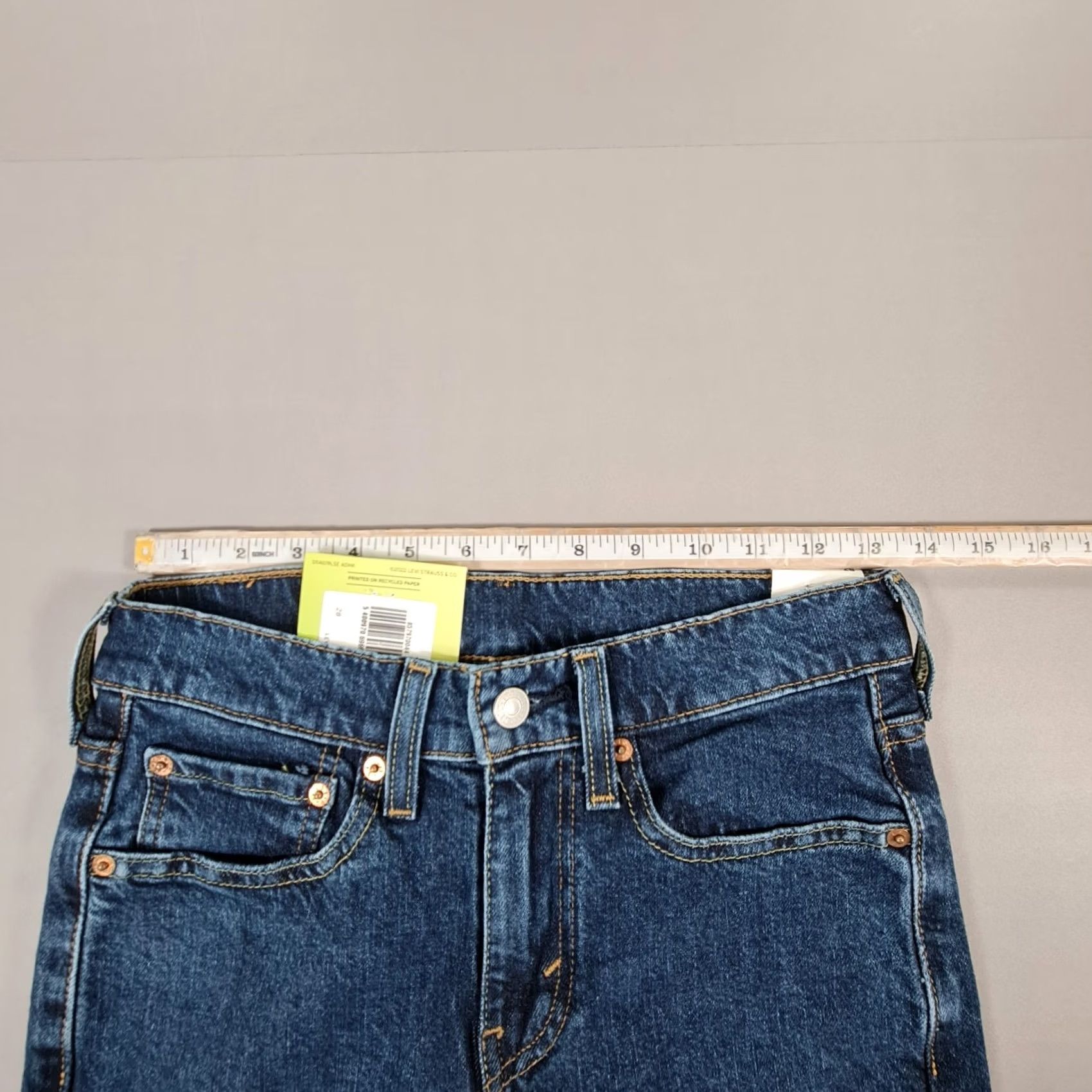 Levi's Levi's 519 Jeans Mens Blue W28 L29 Skinny Zip Fly Stretch Denim 5-Pocket Premium New Size US 28 / EU 44 - 5 Thumbnail