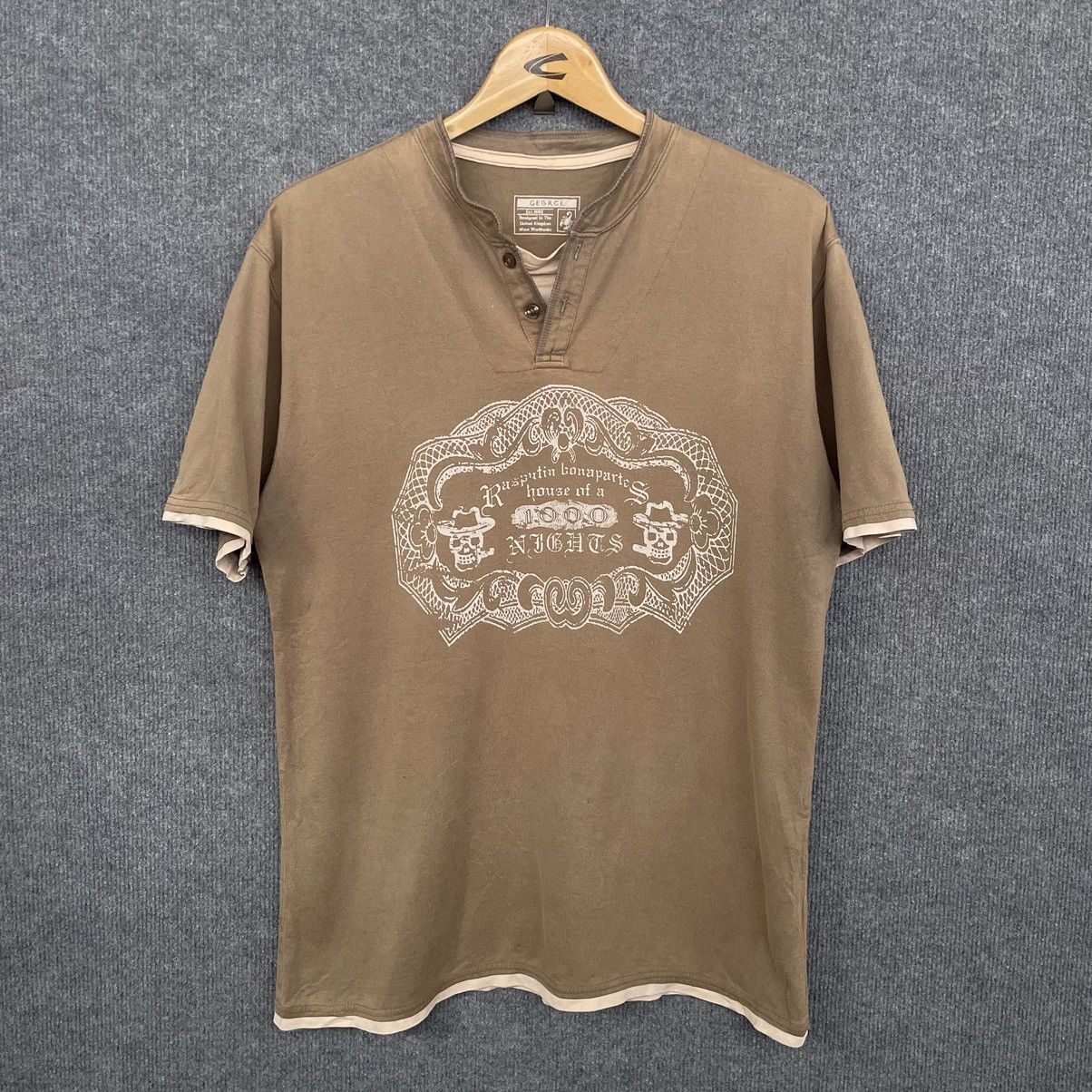 Hysteric Glamour × If Six Was Nine × Japanese Brand George Rasputin Bonaparte Ifsixwasnine Skulls T Shirt Size US M / EU 48-50 / 2 - 1 Thumbnail