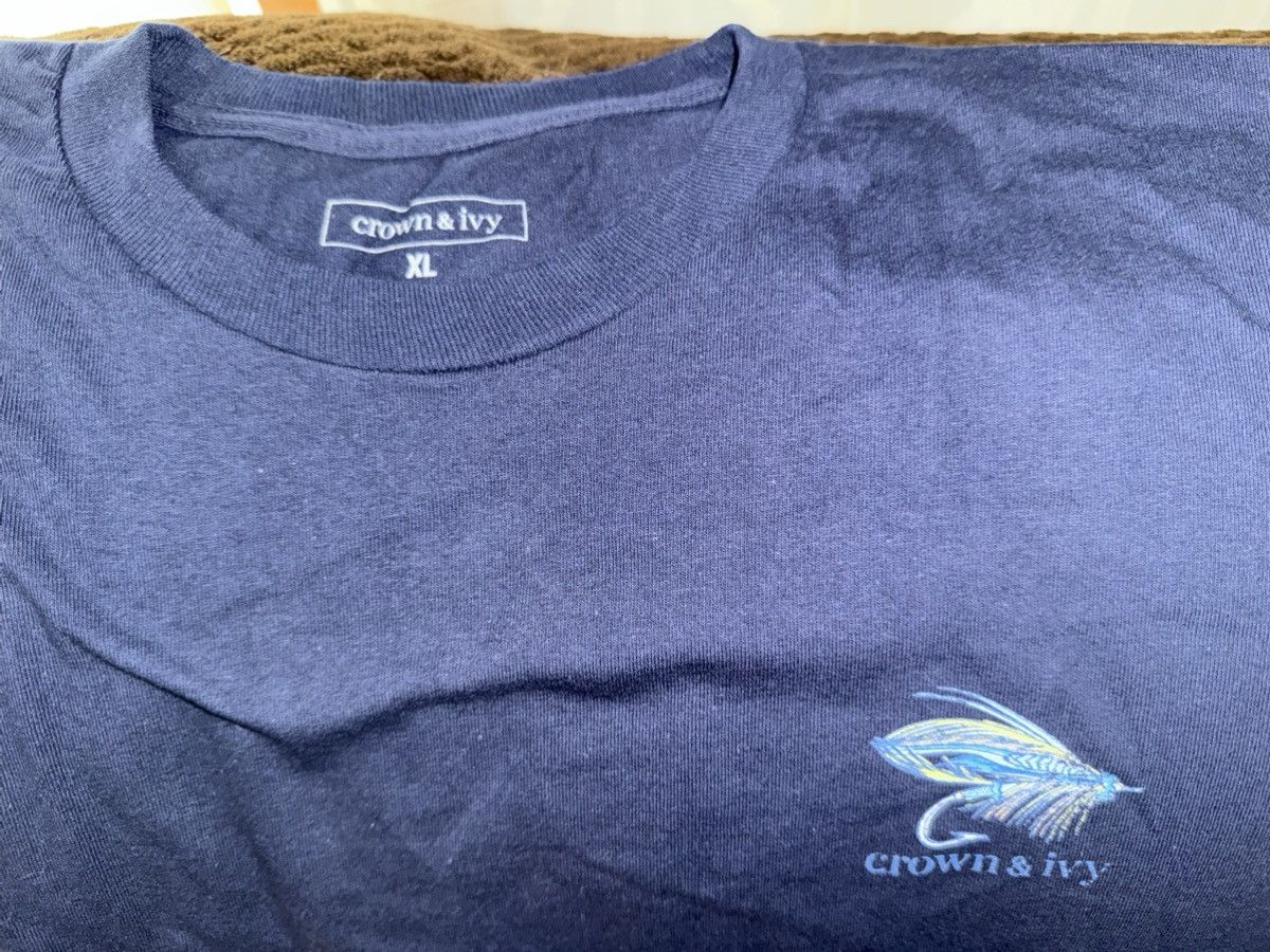 Other NEW Crown & Ivy l/s tee, men’s XL, fly fishing, tied fly Size US XL / EU 56 / 4 - 2 Thumbnail