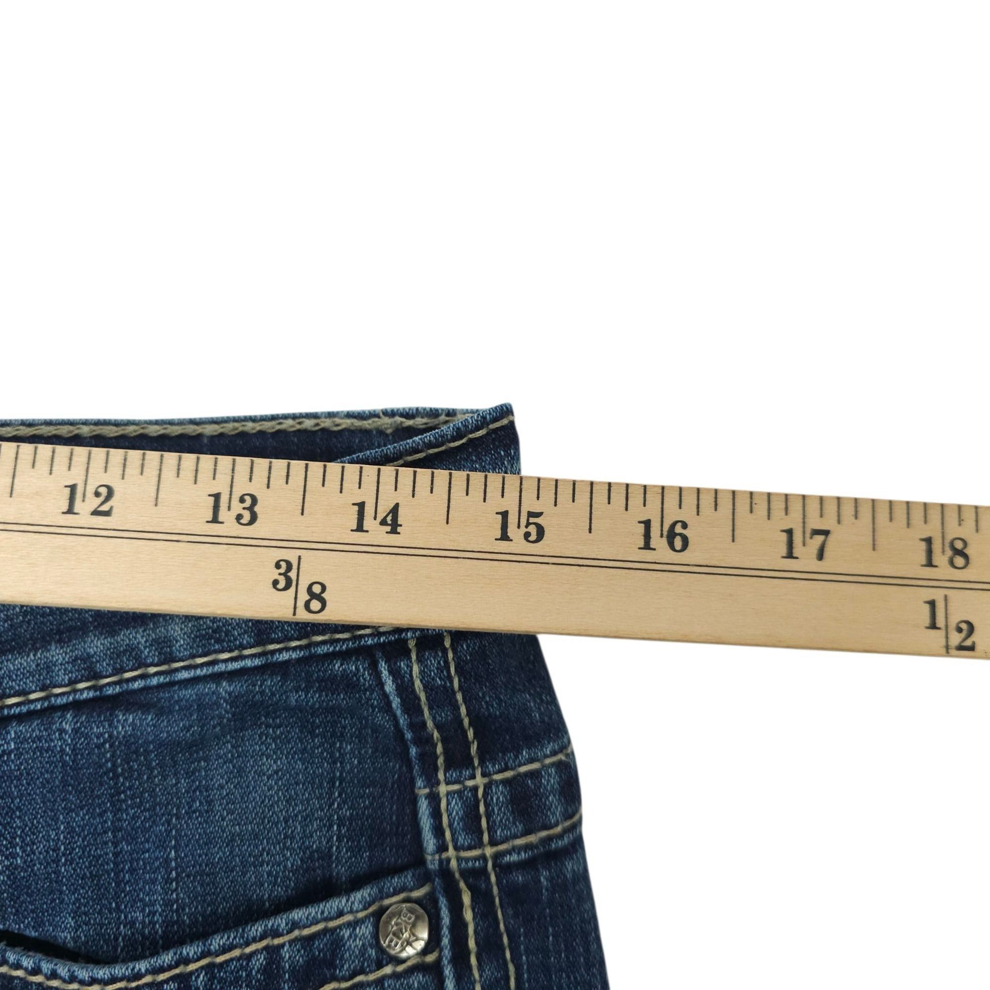 BKE BKE Buckle Drew Boot Cut Stretch Jeans Womens 28x29.5 Size 30" / US 8 / IT 44 - 15 Thumbnail