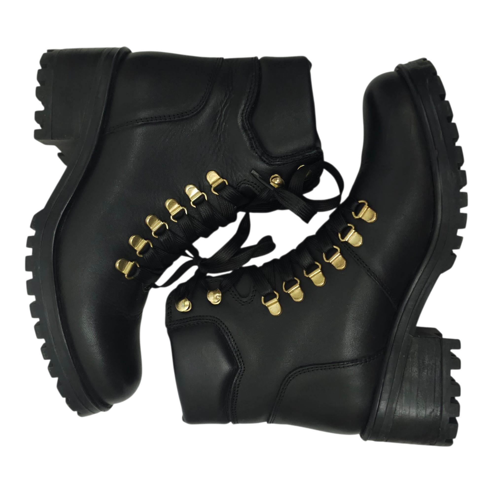Steve Madden Steve Madden Galway Leather Ankle Boots Size 8.5 Lace Up Size US 8.5 / IT 38.5 - 9 Thumbnail