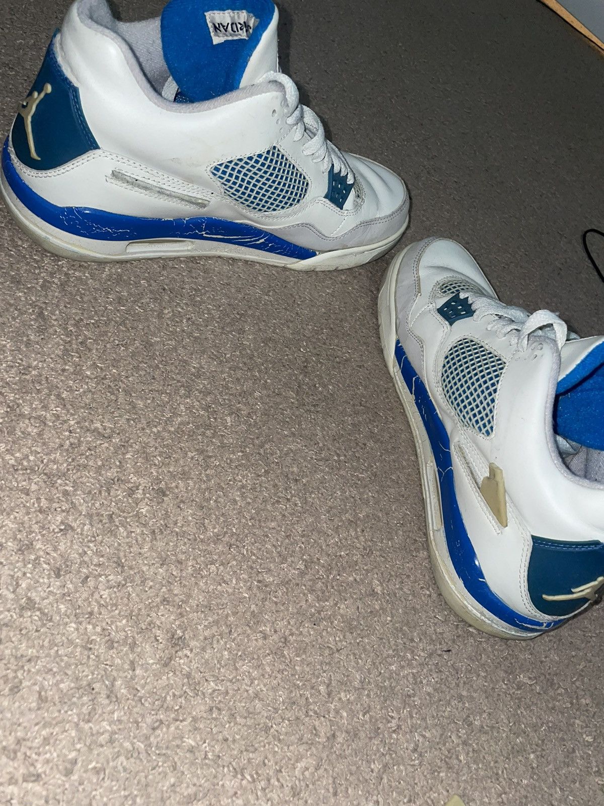 Jordan Brand BROKEN 2006 jordan 4 military blue Size US 9 / EU 42 - 3 Thumbnail