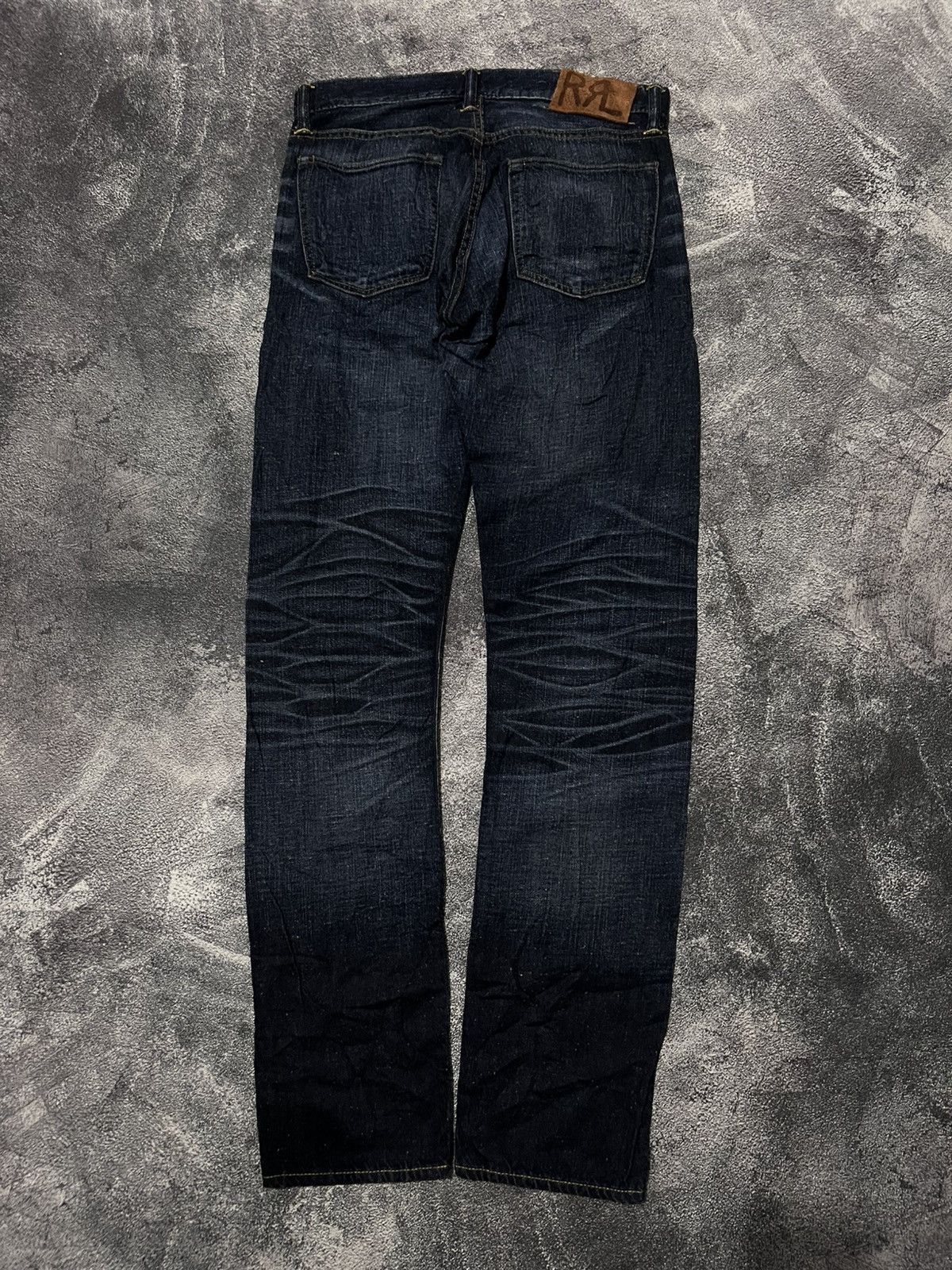 RRL Ralph Lauren Double RL Slim Fit Japan Woven Selvedge Denim Size US 30 / EU 46 - 2 Thumbnail
