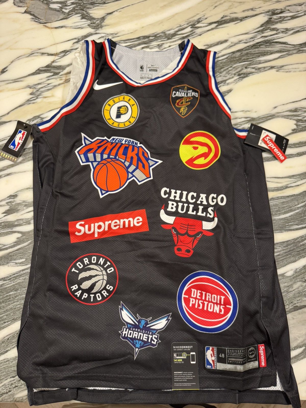 NIKE X SUPREME X NBA JERSEY